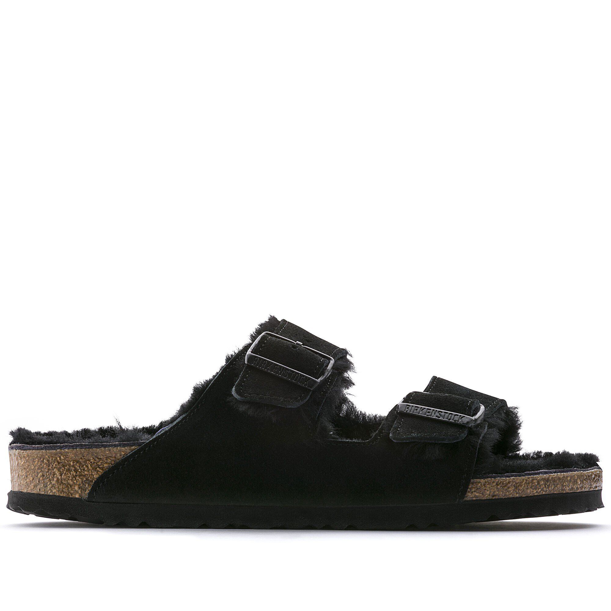 【関税&送料込】Birkenstock Black Leather Arizona Bs Slipper Arizona Soft Footbed / アリゾナ ソフトフットベッド オイルド