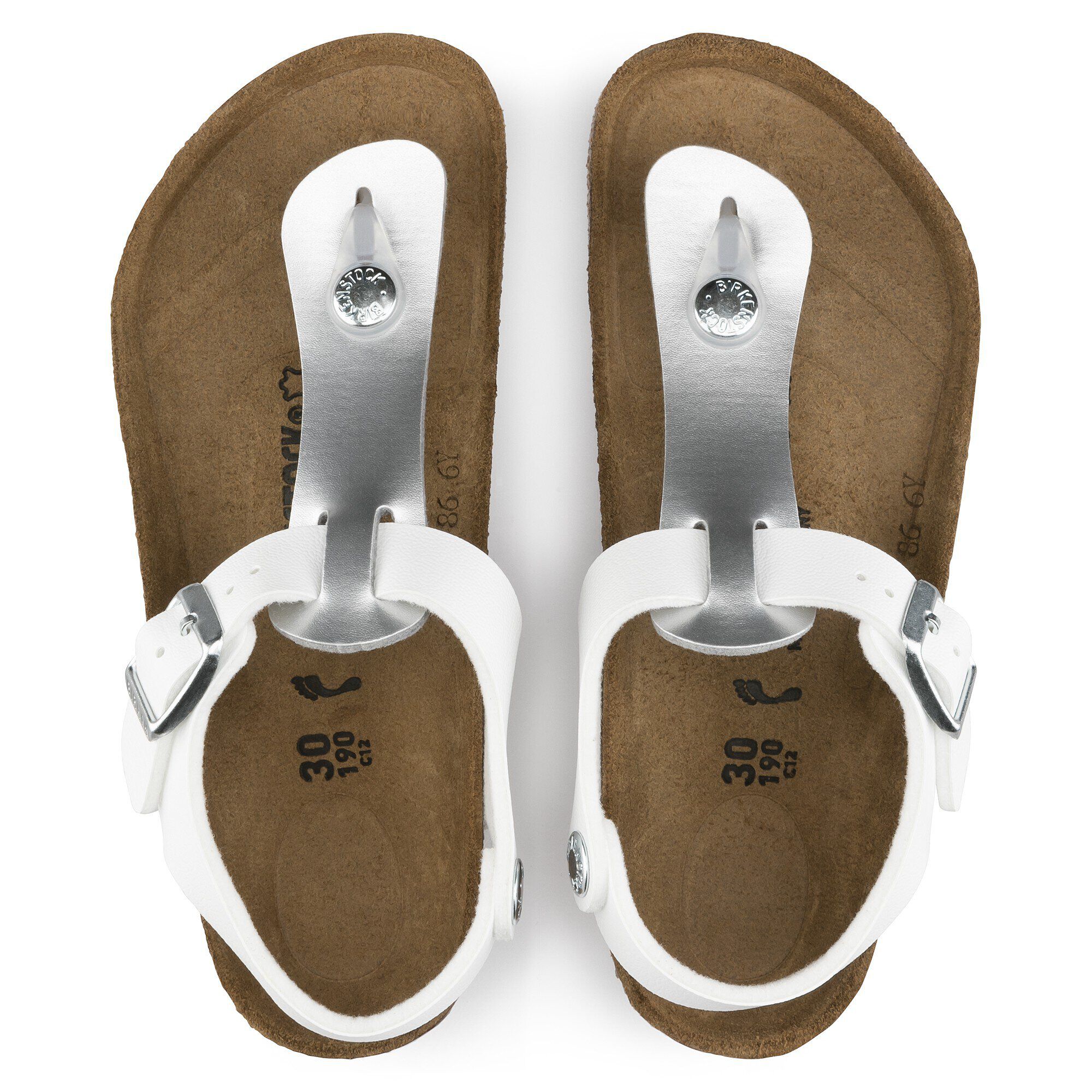 Birkenstock kairo white clearance