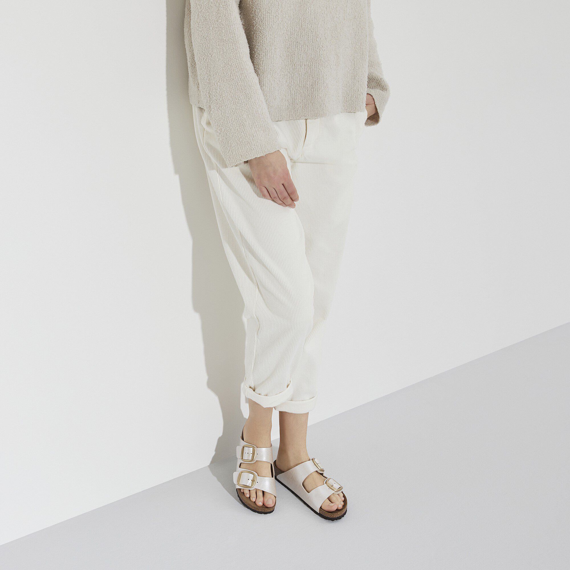 White birkenstock look alike cheap