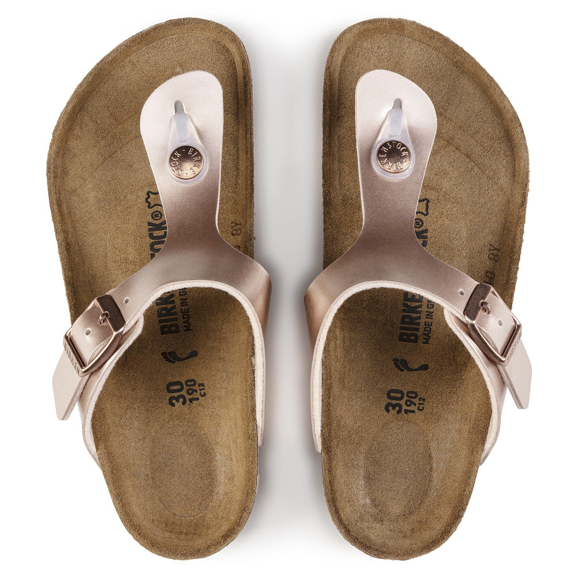 birkenstock electric metallic copper