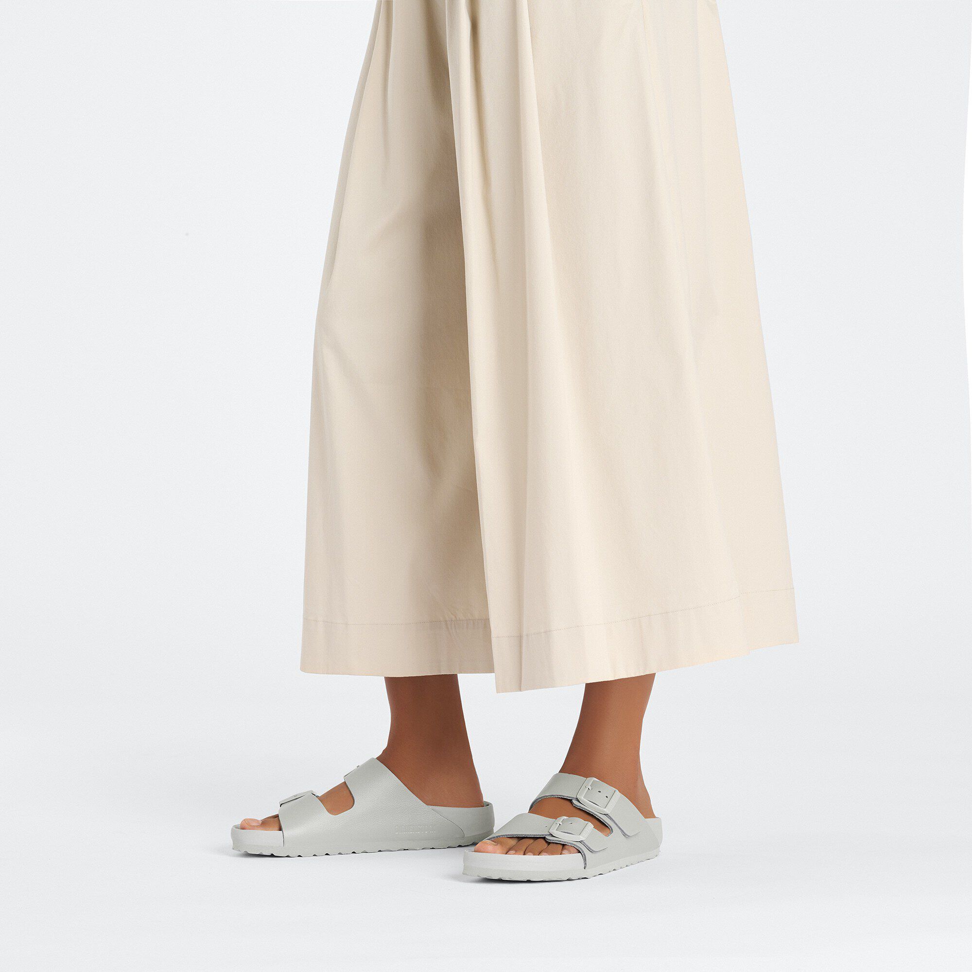 Arizona Natural Leather Mineral Gray | BIRKENSTOCK