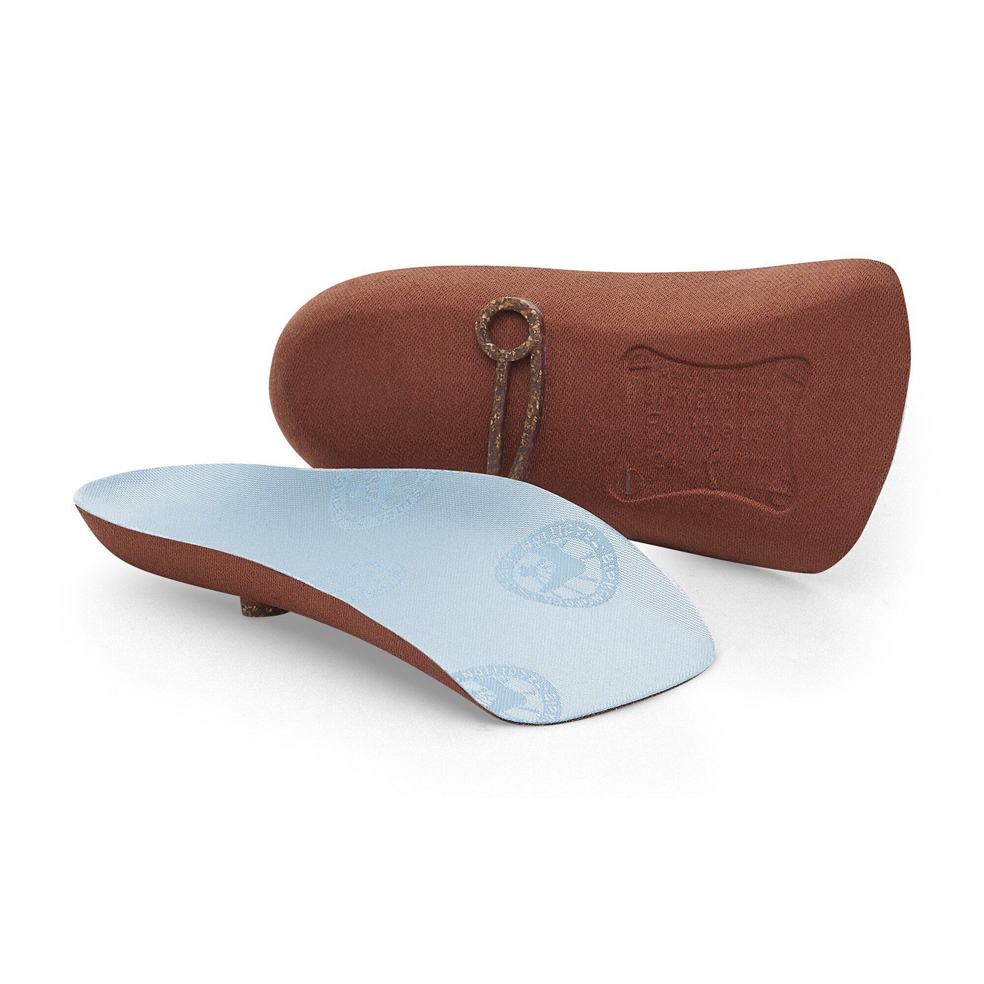 Blue Footbed Heels M