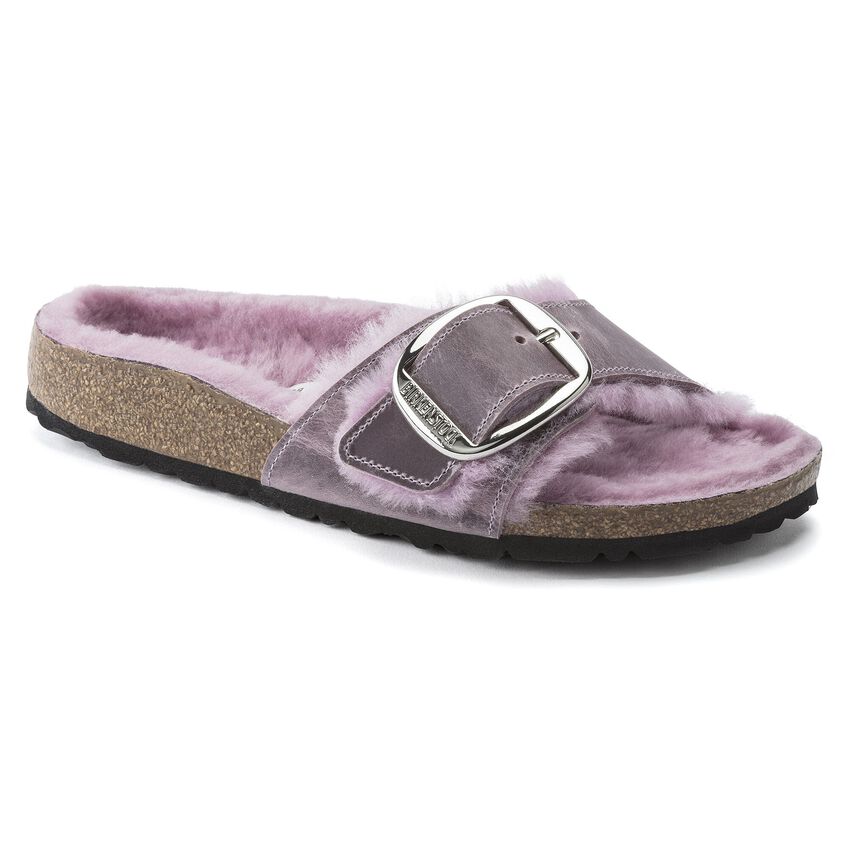 Madrid Big Buckle Shearling / マドリッド ビッグバックル シアリング オイルドナチュラルレザー ラベンダー Madrid Big Buckle Shearling / マドリッド ビッグバックル シアリング オイルドナチュラルレザー ラベンダー