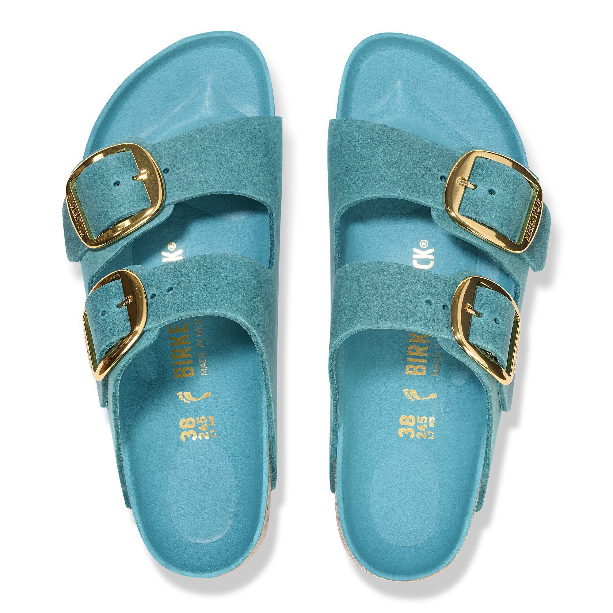 Arizona Big Buckle Naturleder Geolt Biscay Bay BIRKENSTOCK