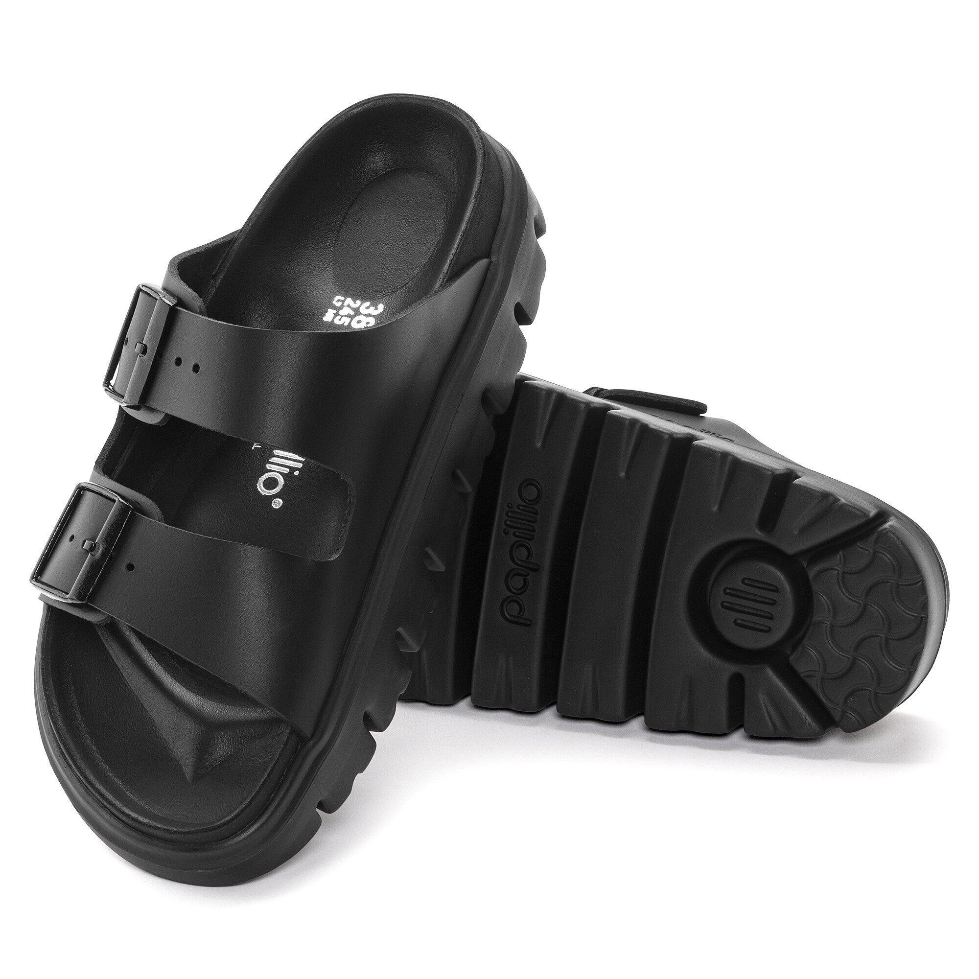 Arizona PAP Chunky Naturleder Schwarz BIRKENSTOCK