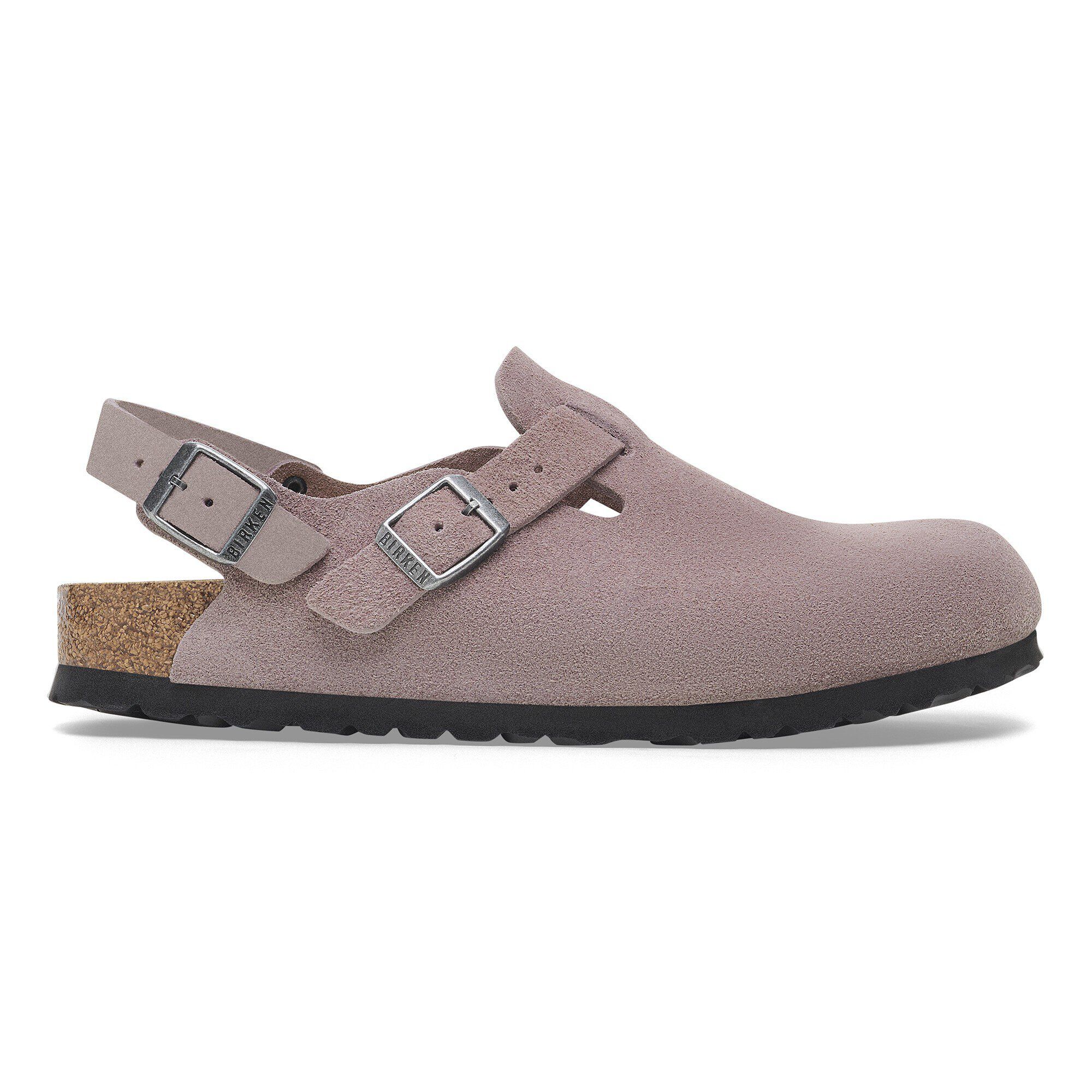 京 Kyoto Nubuck-Suede Leather Purple Fog | BIRKENSTOCK