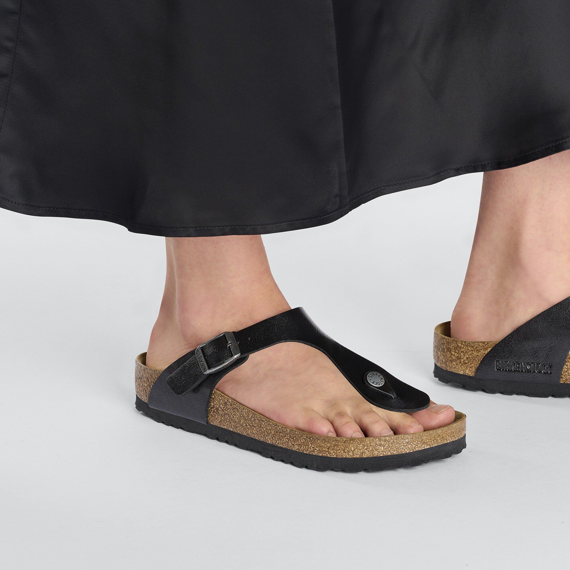 Birkenstock gizeh graceful licorice on sale