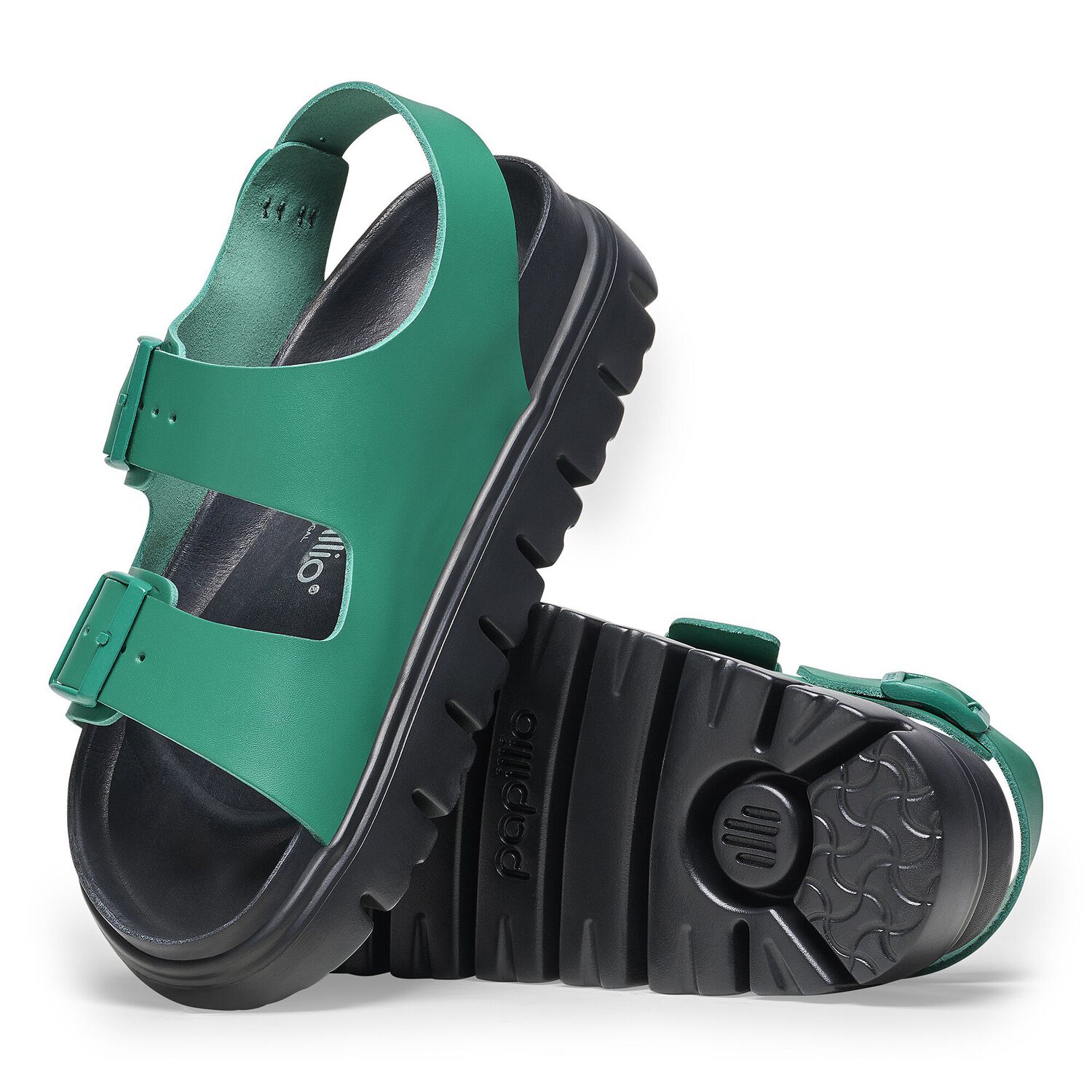 dark green birkenstocks