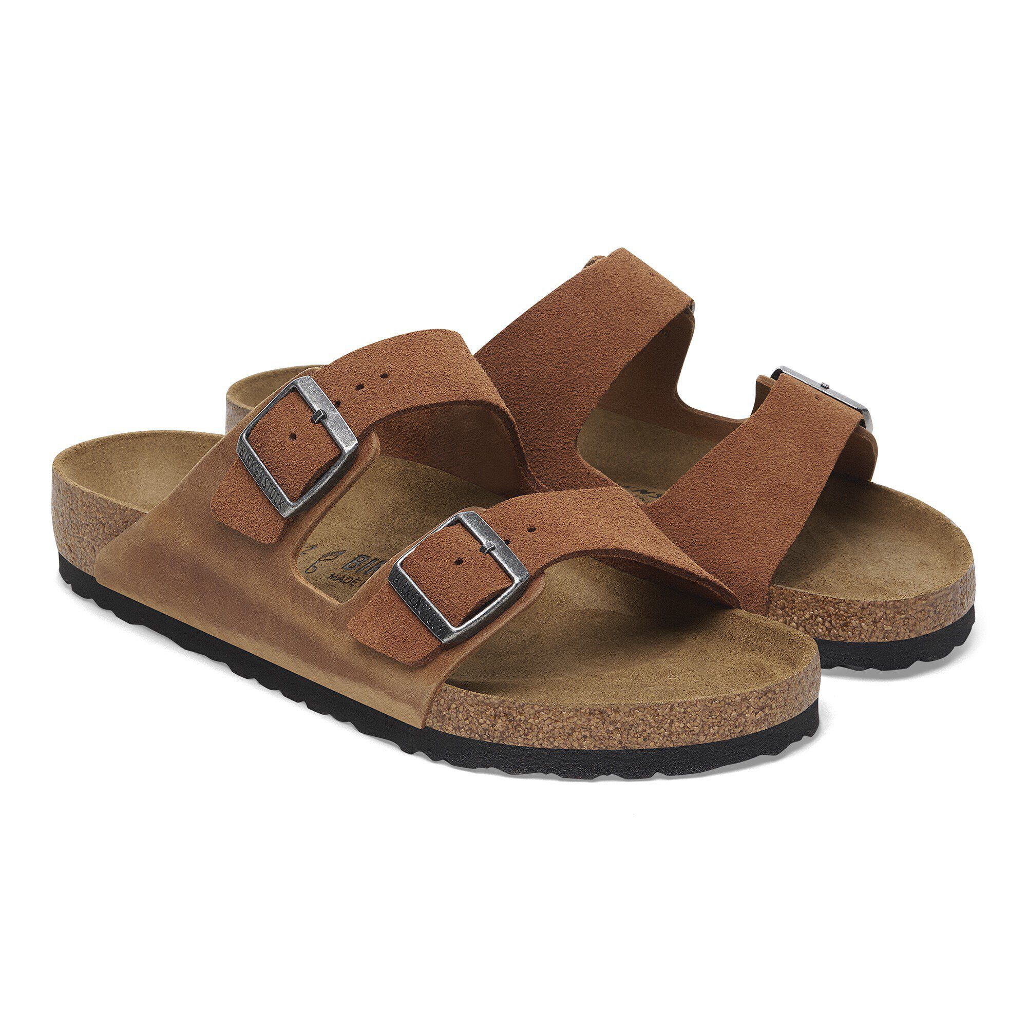 Arizona BS Mixed Leather Cognac | BIRKENSTOCK