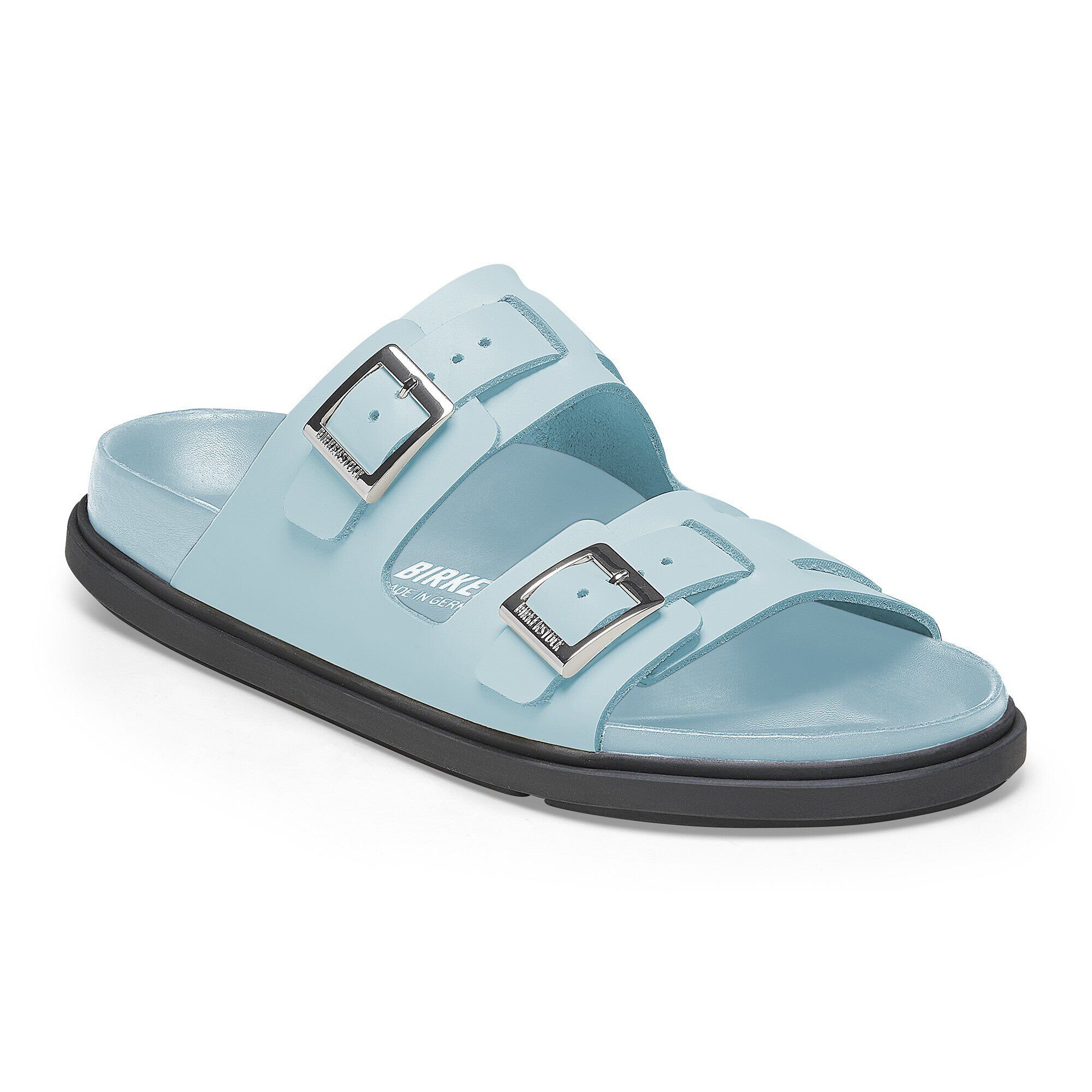 St Barths Natural Leather Mineral Blue | BIRKENSTOCK