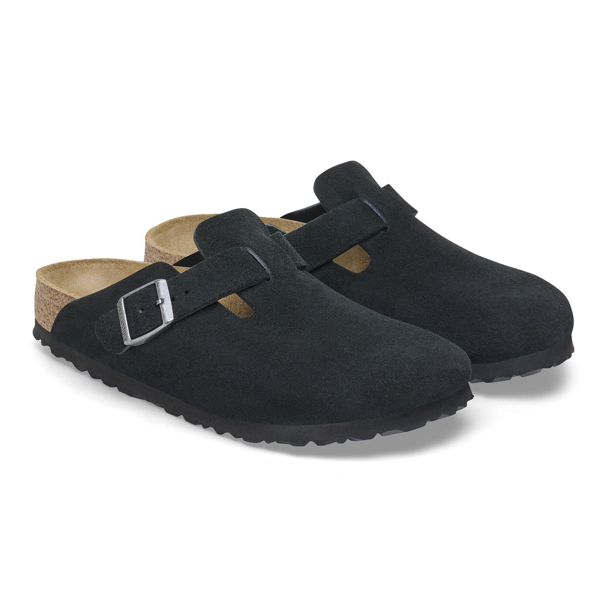 Boston / ボストン スエードレザー ブラック | BIRKENSTOCK