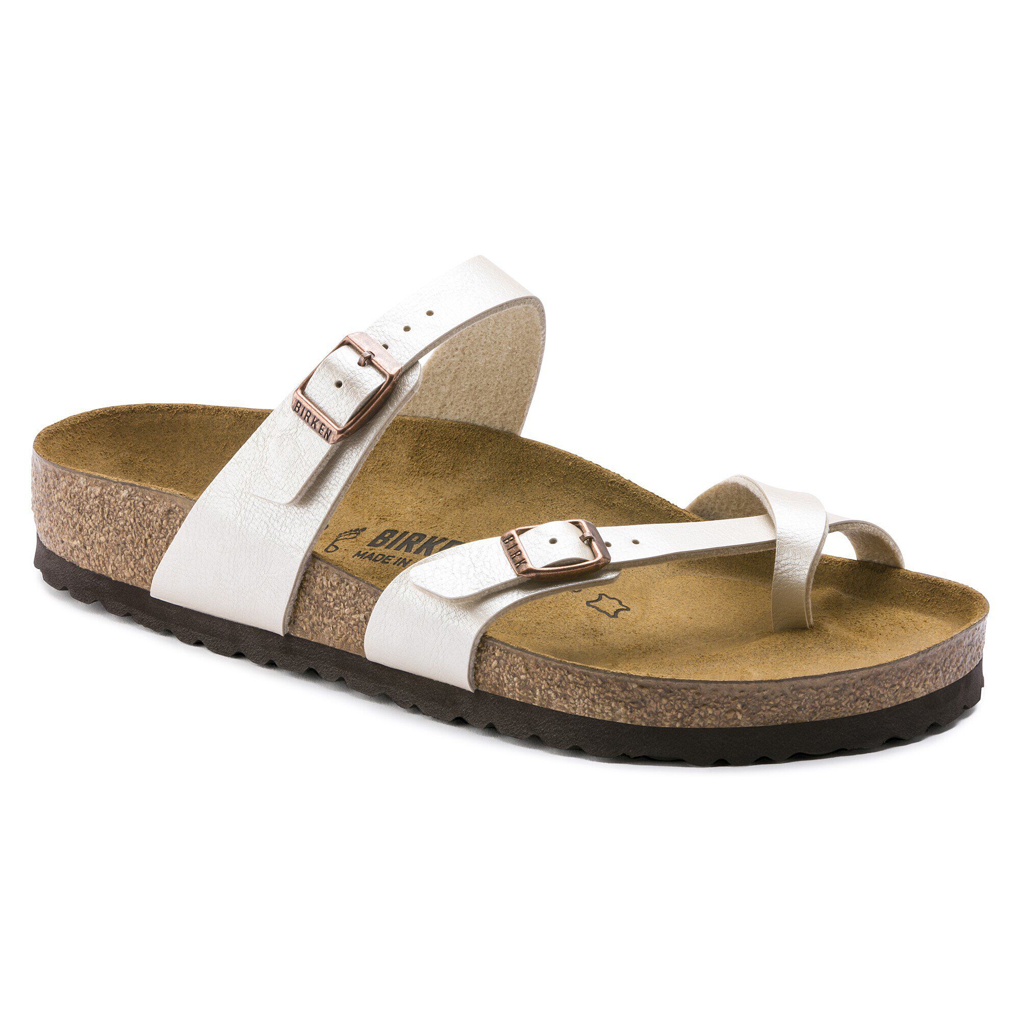 ホットなアイテム、ホットな節約 Mayari BIRKENSTOCK | White Pearl Graceful Birko-Flor 靴