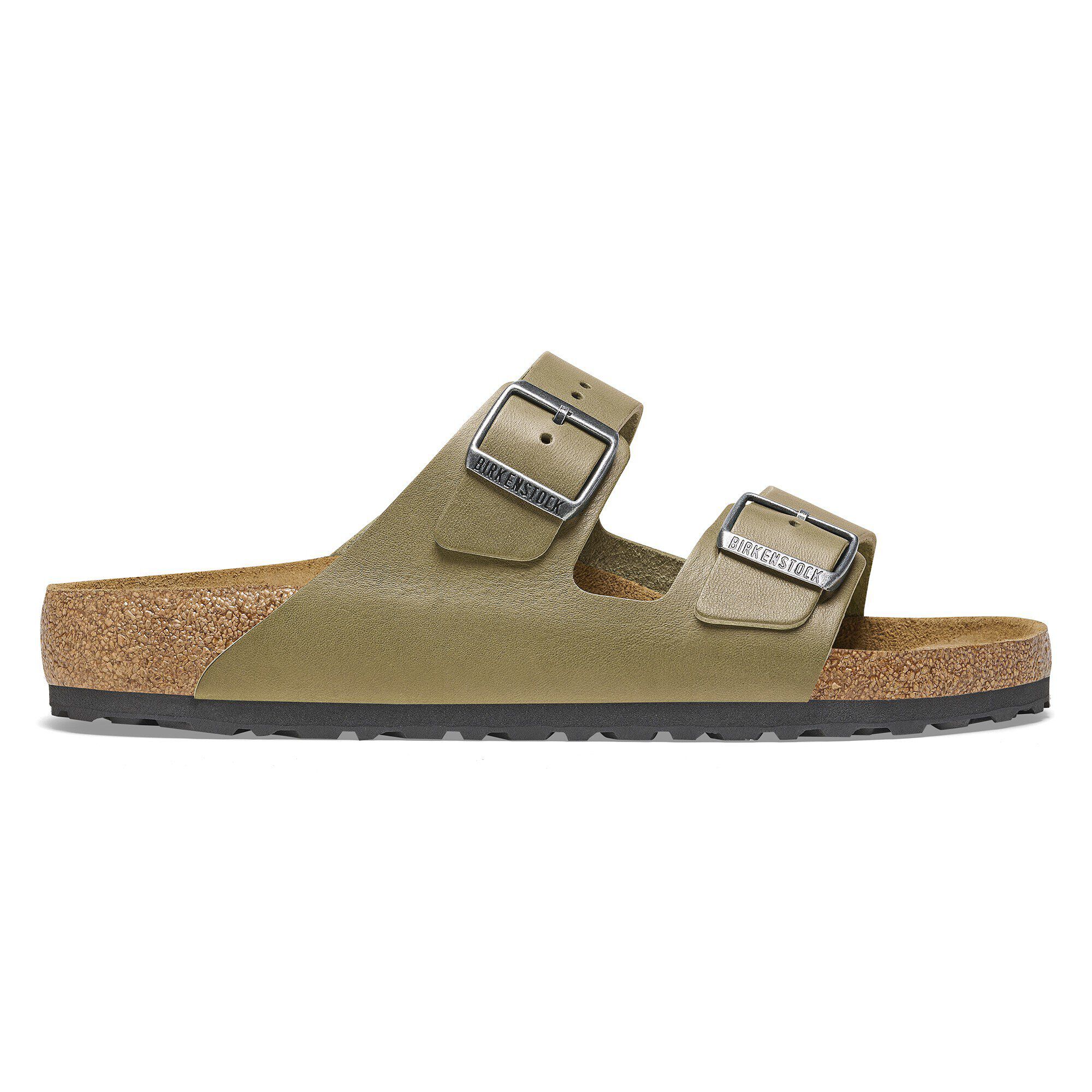 「かわいい～！」 Natural Arizona Leather BIRKENSTOCK | Khaki Faded 靴