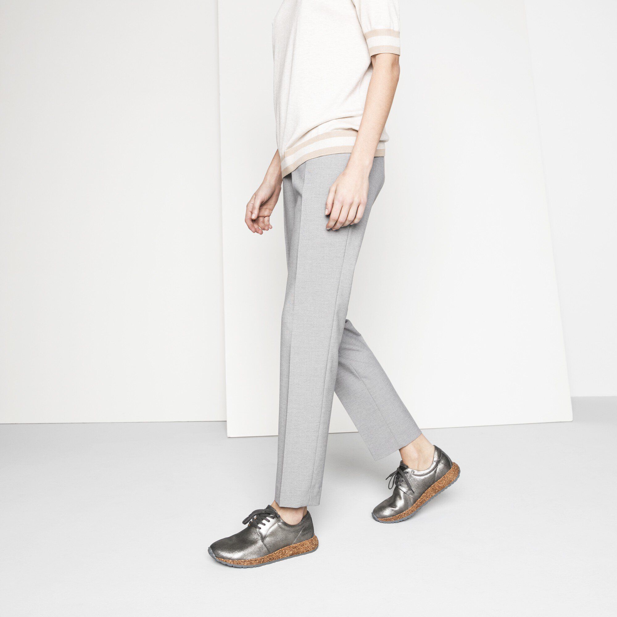 Wrigley Natural Leather Metallic Silver