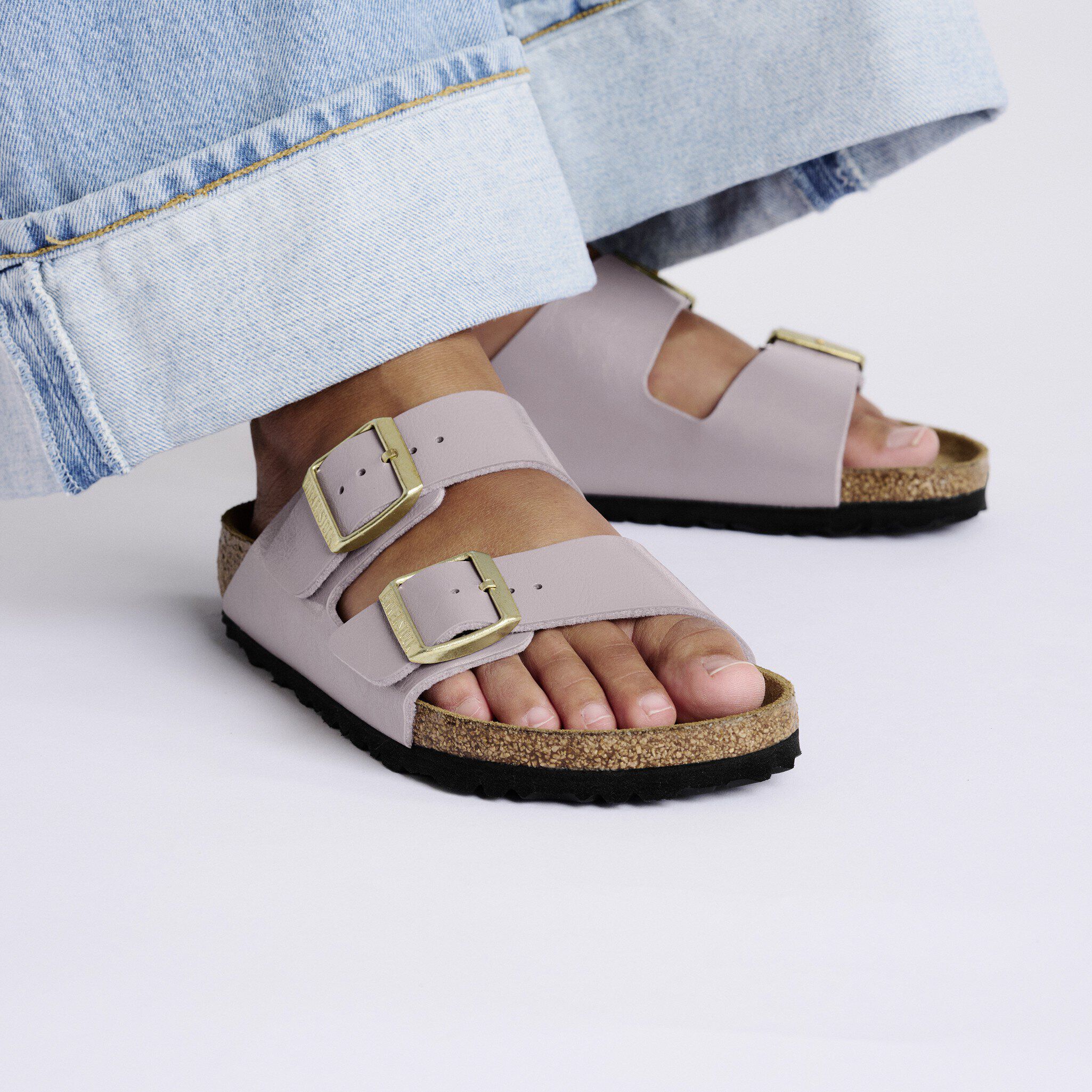 Arizona Birko-Flor Graceful Faded Purple | BIRKENSTOCK