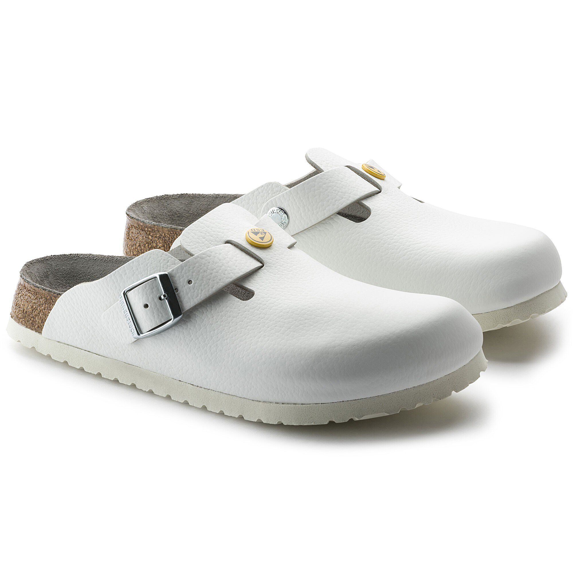 web限定セール Boston ESD Natural Leather White | BIRKENSTOCK 靴