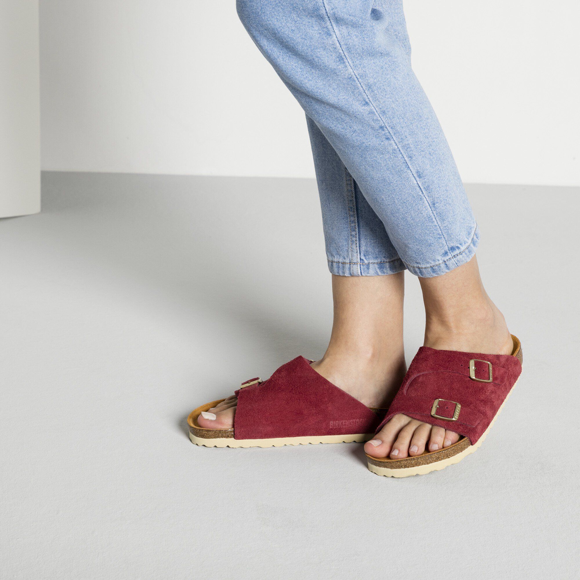 Zürich Suede Leather Red | BIRKENSTOCK