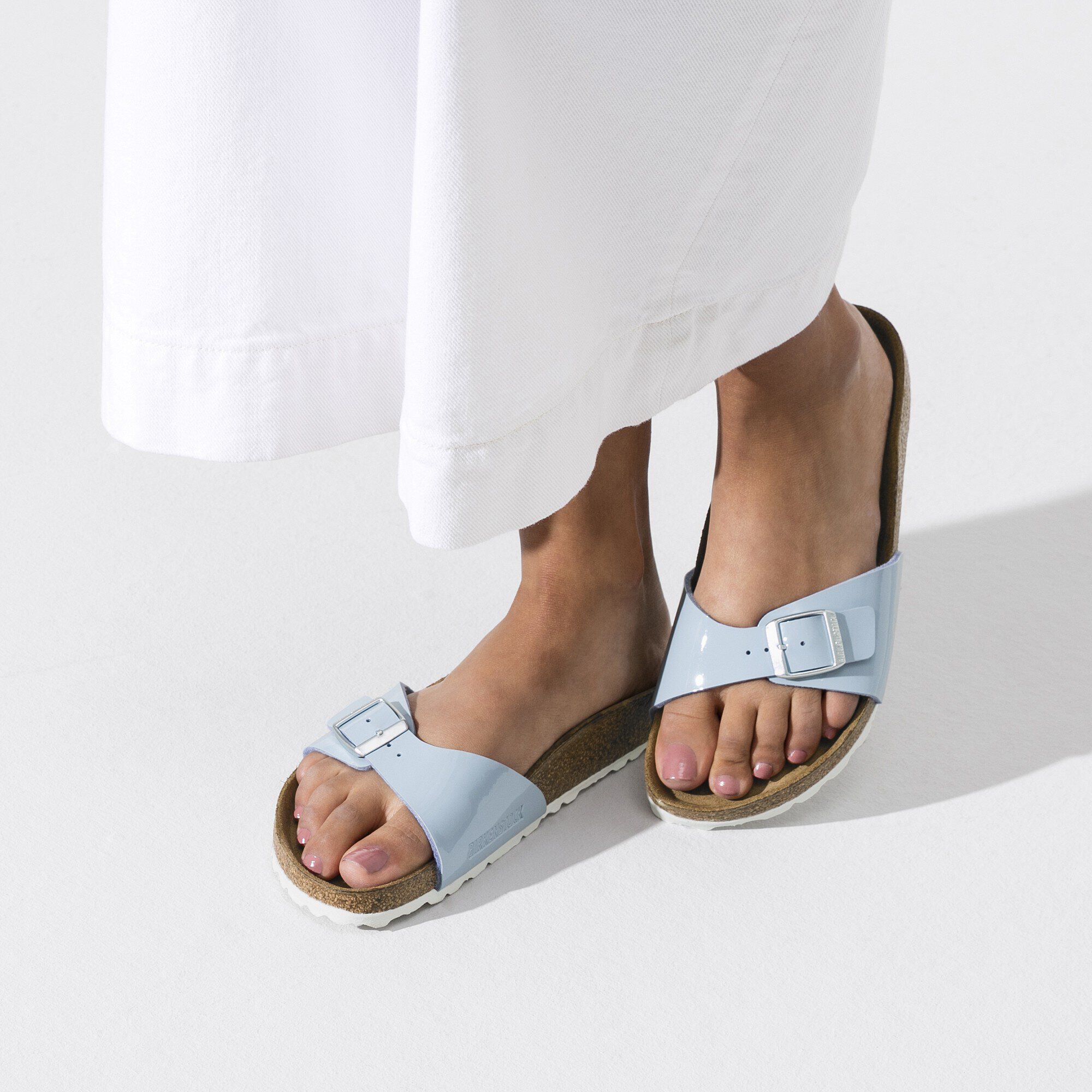Birkenstock madrid dove blue Clearance