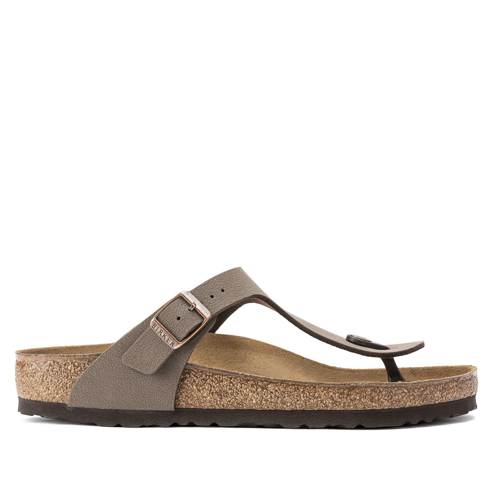 Gizeh / ギゼ ビルコフロー ヌバック モカ | BIRKENSTOCK