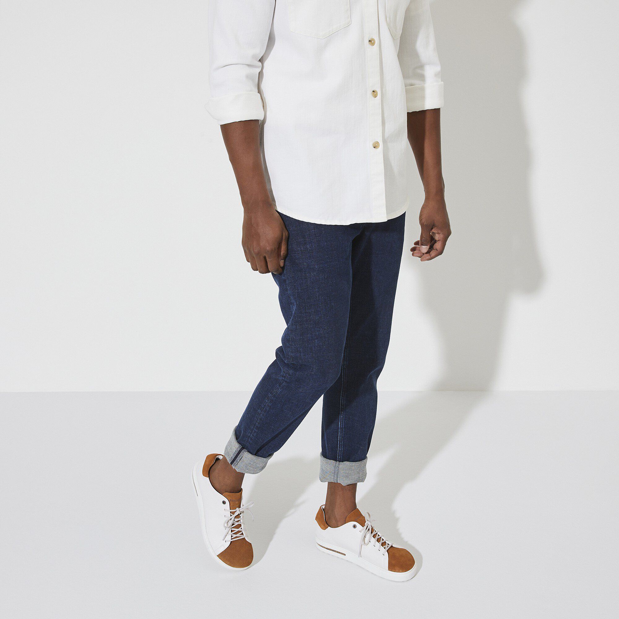 Bend Low Decon Pop Natural Leather/Nubuck Mink/Eggshell