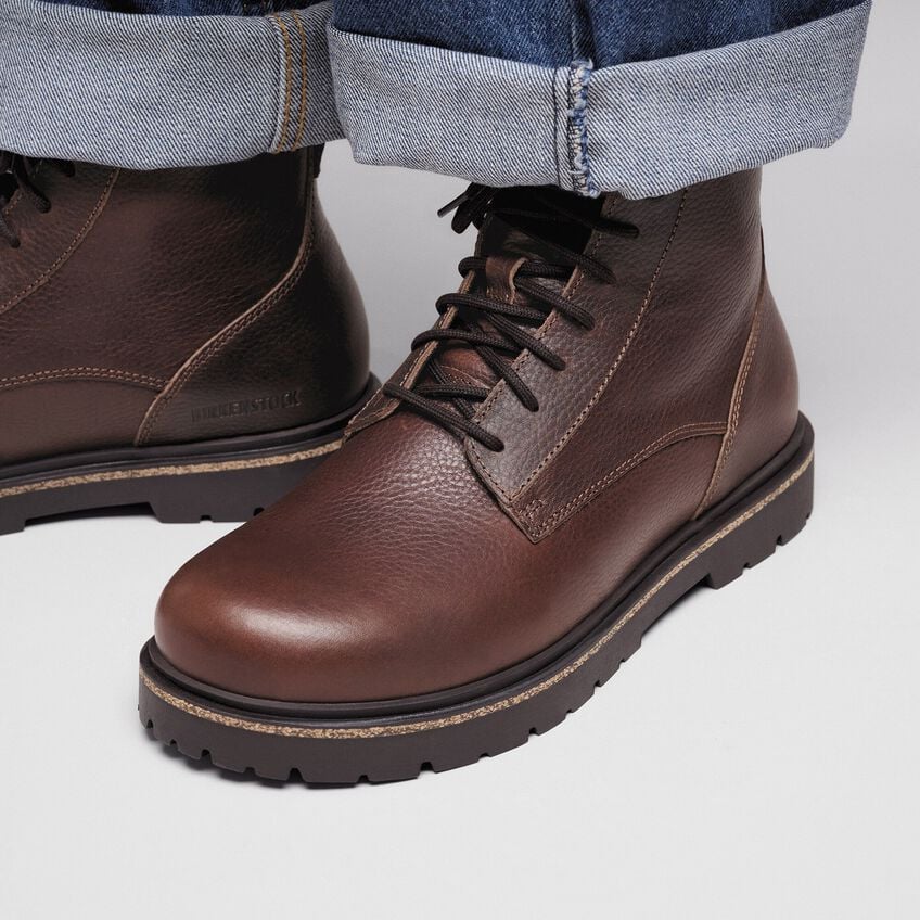 Highwood Lace Mid Men Natural Leather