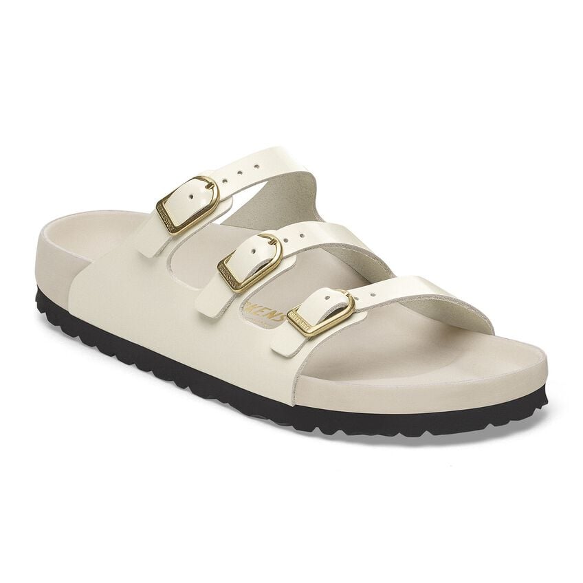 Florida Fresh Natural Leather Patent High-Shine Ecru Florida Fresh Natural Leather Patent High-Shine Ecru