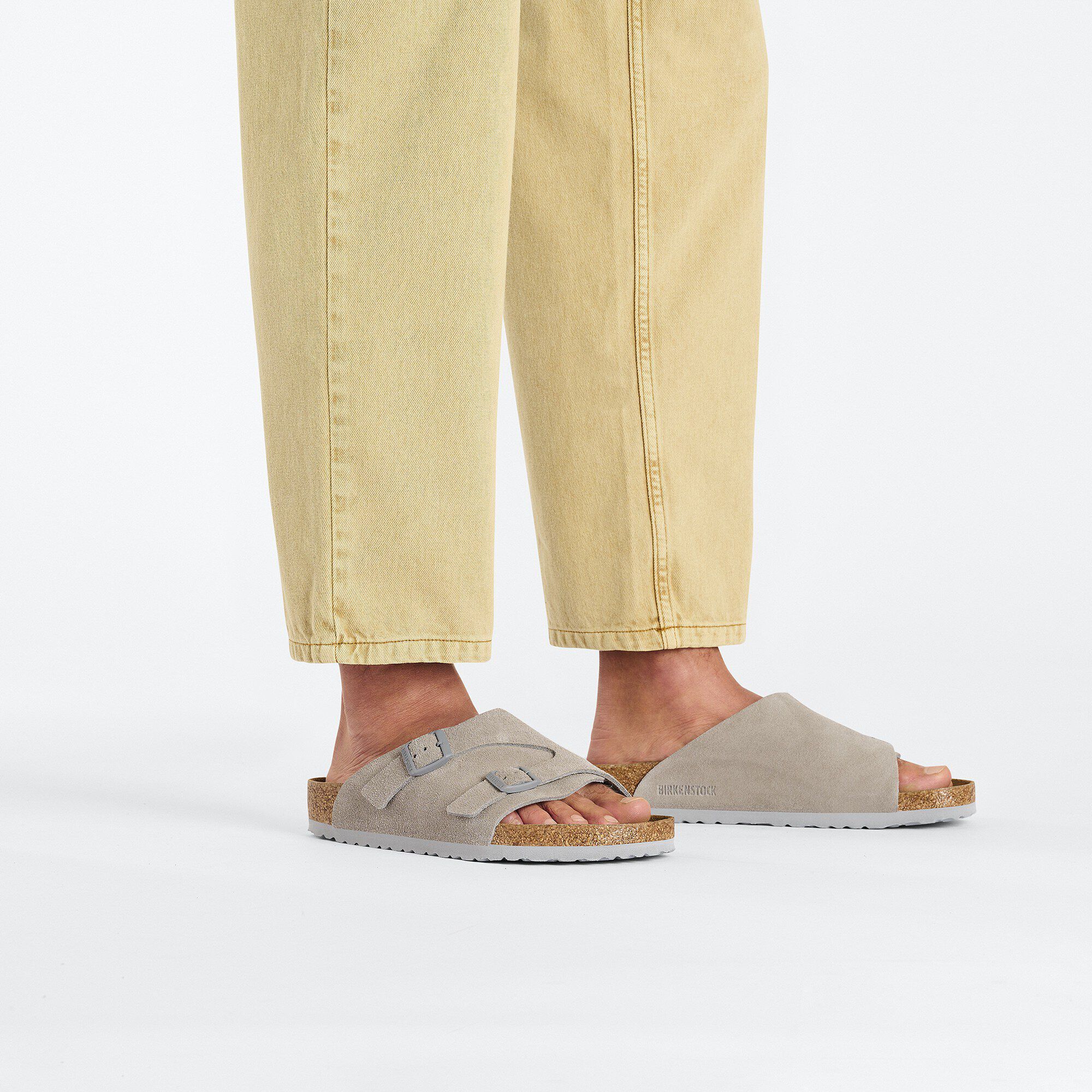 Zürich Suede Leather Stone Coin | BIRKENSTOCK Zürich Suede Leather Stone Coin | BIRKENSTOCK