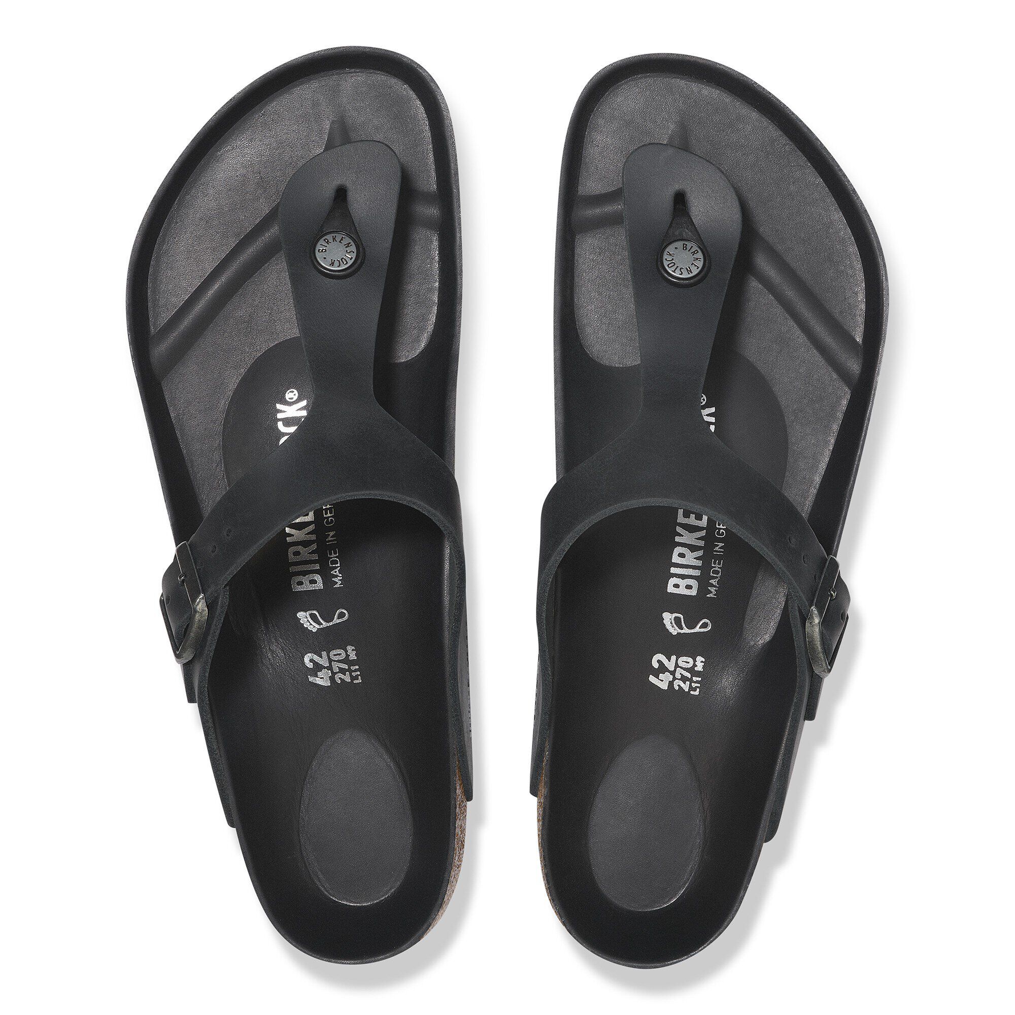 Gizeh / ギゼ オイルドレザー ブラック | BIRKENSTOCK