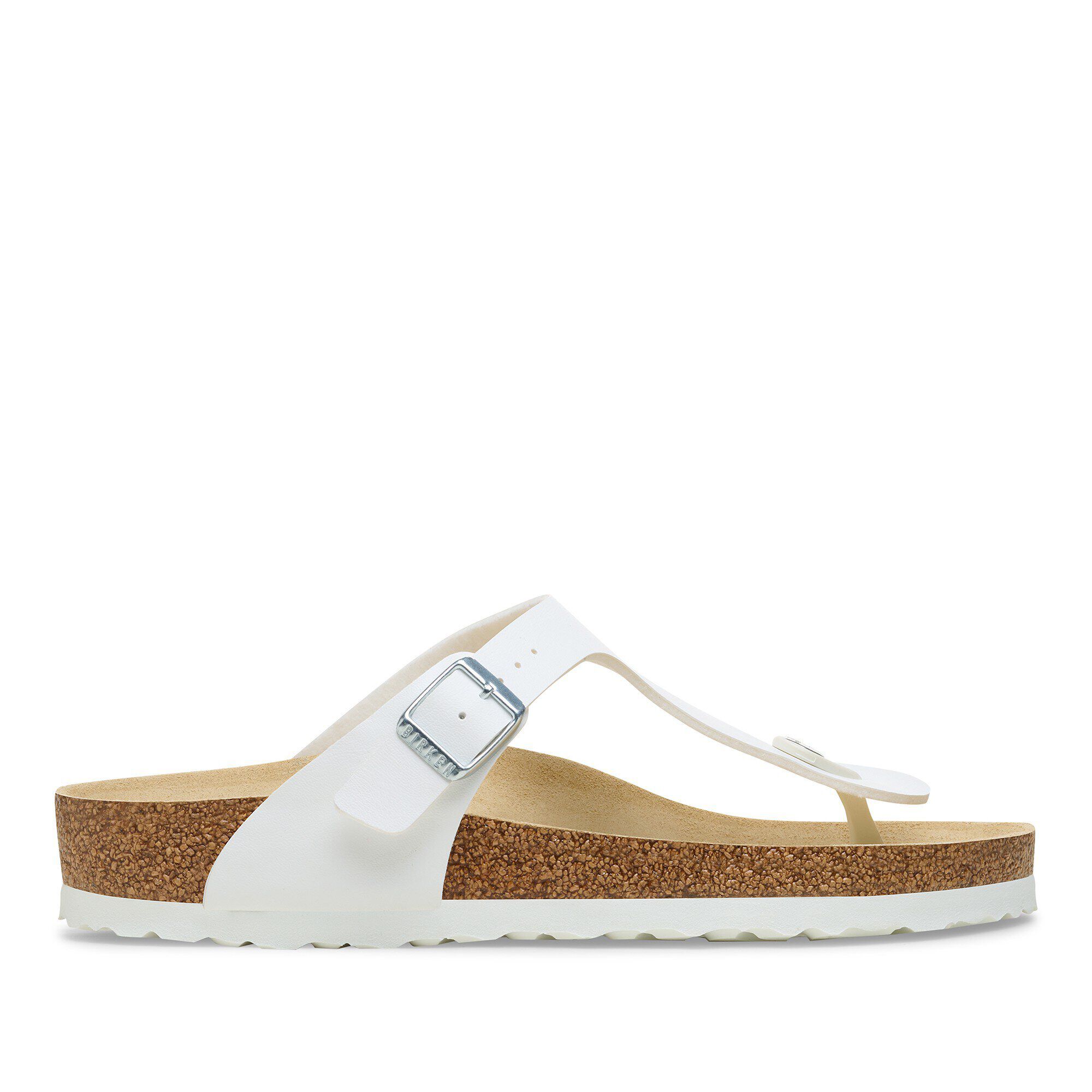 BIRKENSTOCK Gizegh ギゼ　ホワイト サンダル 37 24 Gizeh / ギゼ ビルコフロー ホワイト | BIRKENSTOCK