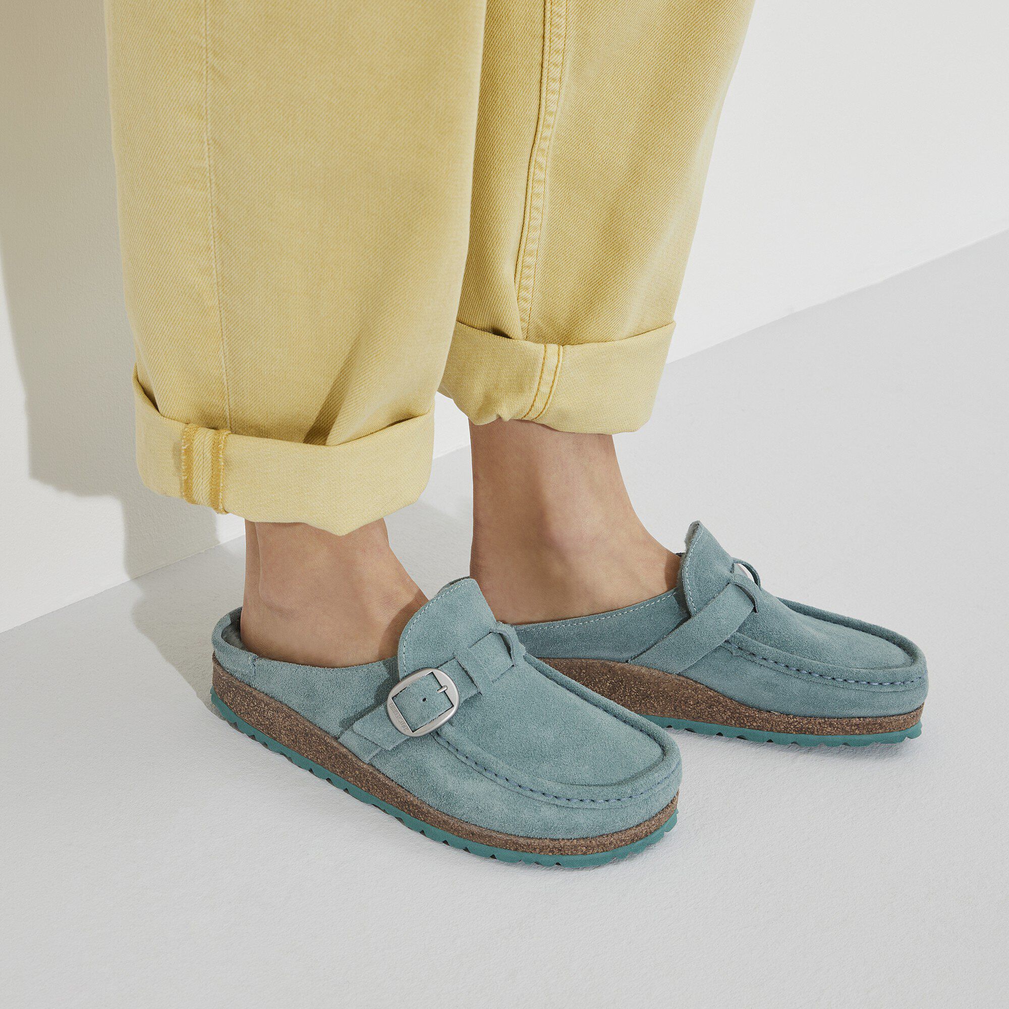 Birkenstock buckley shearling mule best sale