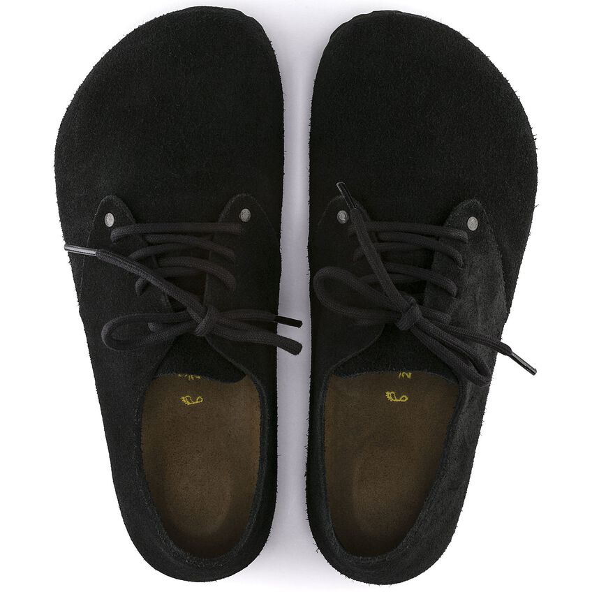Sui microscópico actualizar Maine Suede Leather Black | BIRKENSTOCK