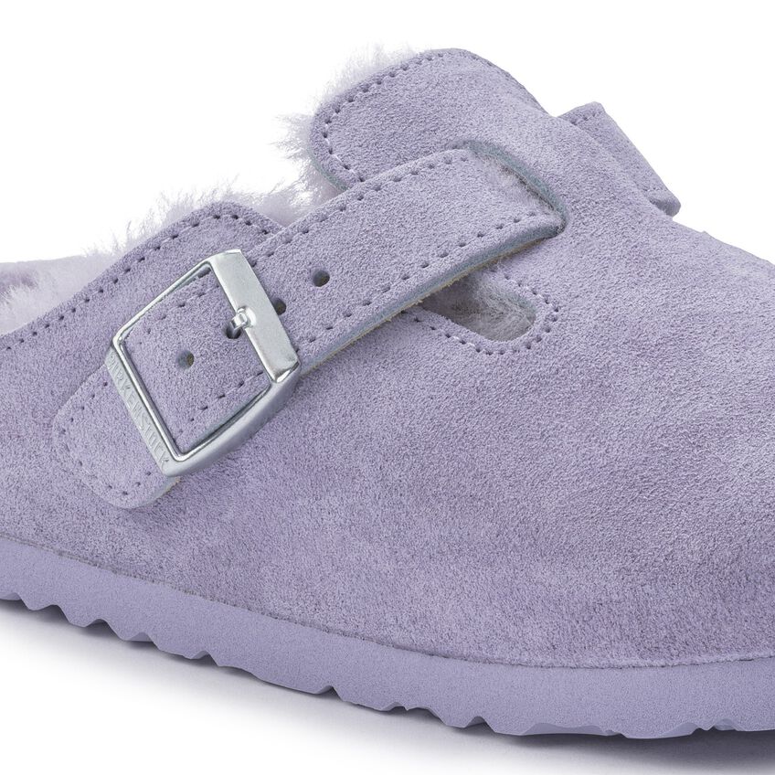 birkenstock boston fur black