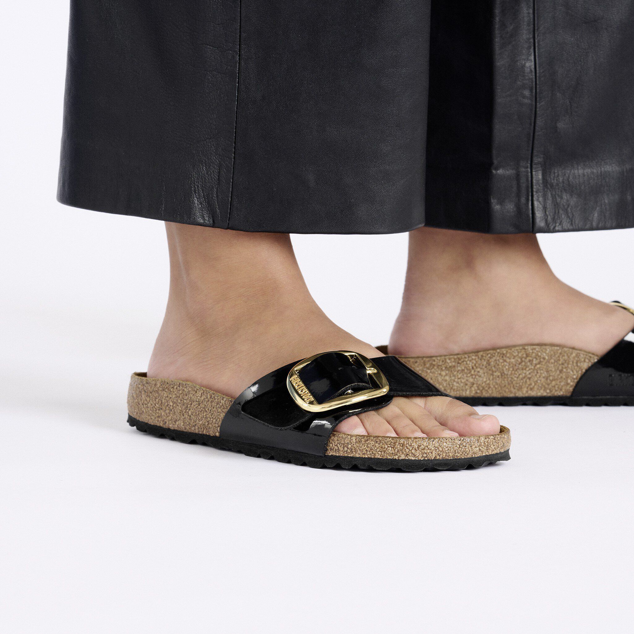 Birkenstock big buckle gold best sale
