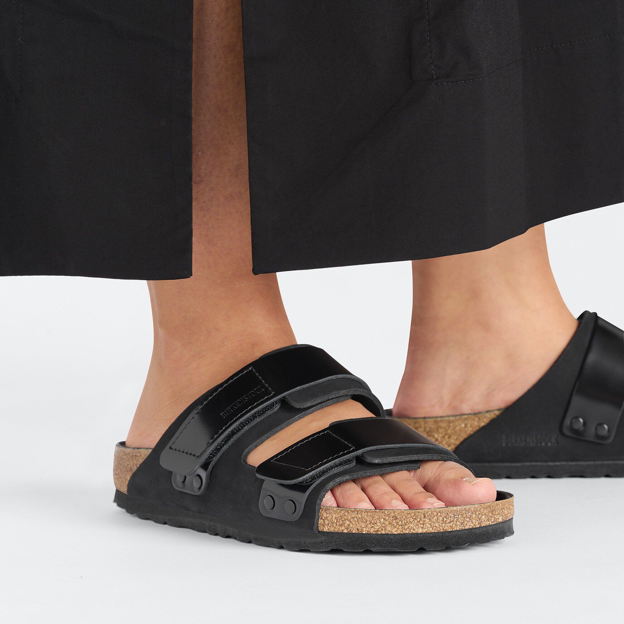 Uji / ウジ ヌバックレザー ブラック | BIRKENSTOCK