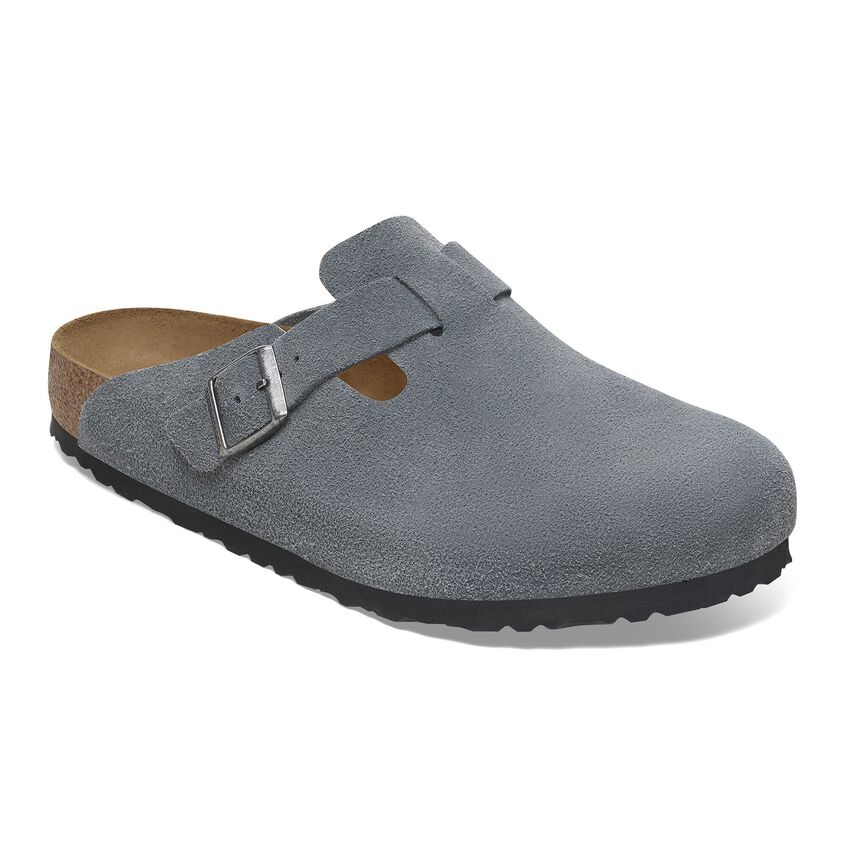 Boston Soft Footbed Suede Leather Boston Soft Footbed Suede Leather