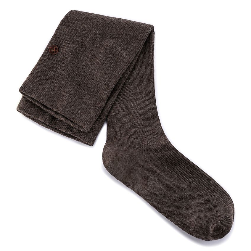 Support Sole Men / サポートソール コットン/ナイロン/ポリウレタン ダークブラウン メランジェ