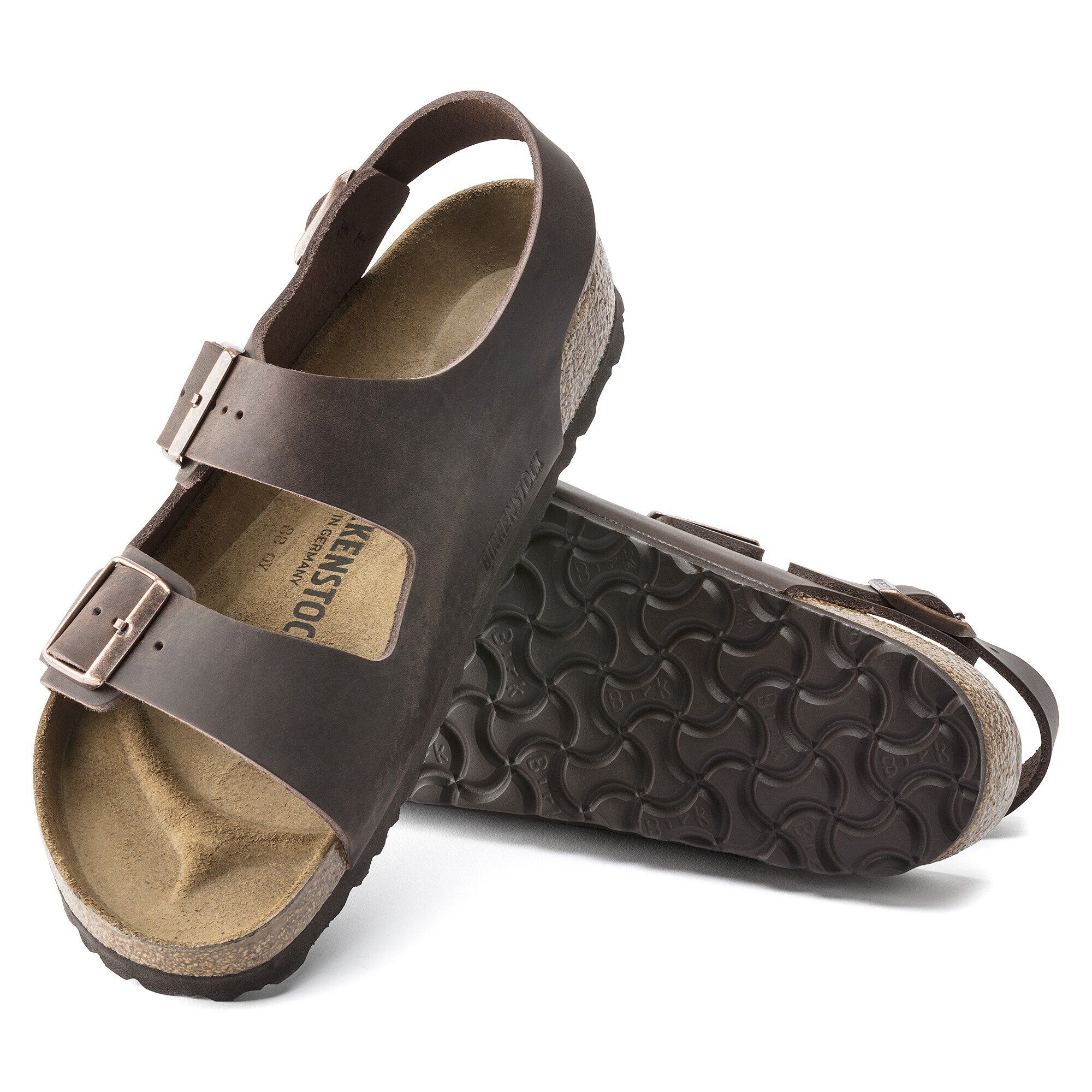 Birkenstock milano natural leather on sale