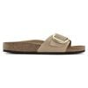 Madrid Big Buckle Natural Leather Nubuck