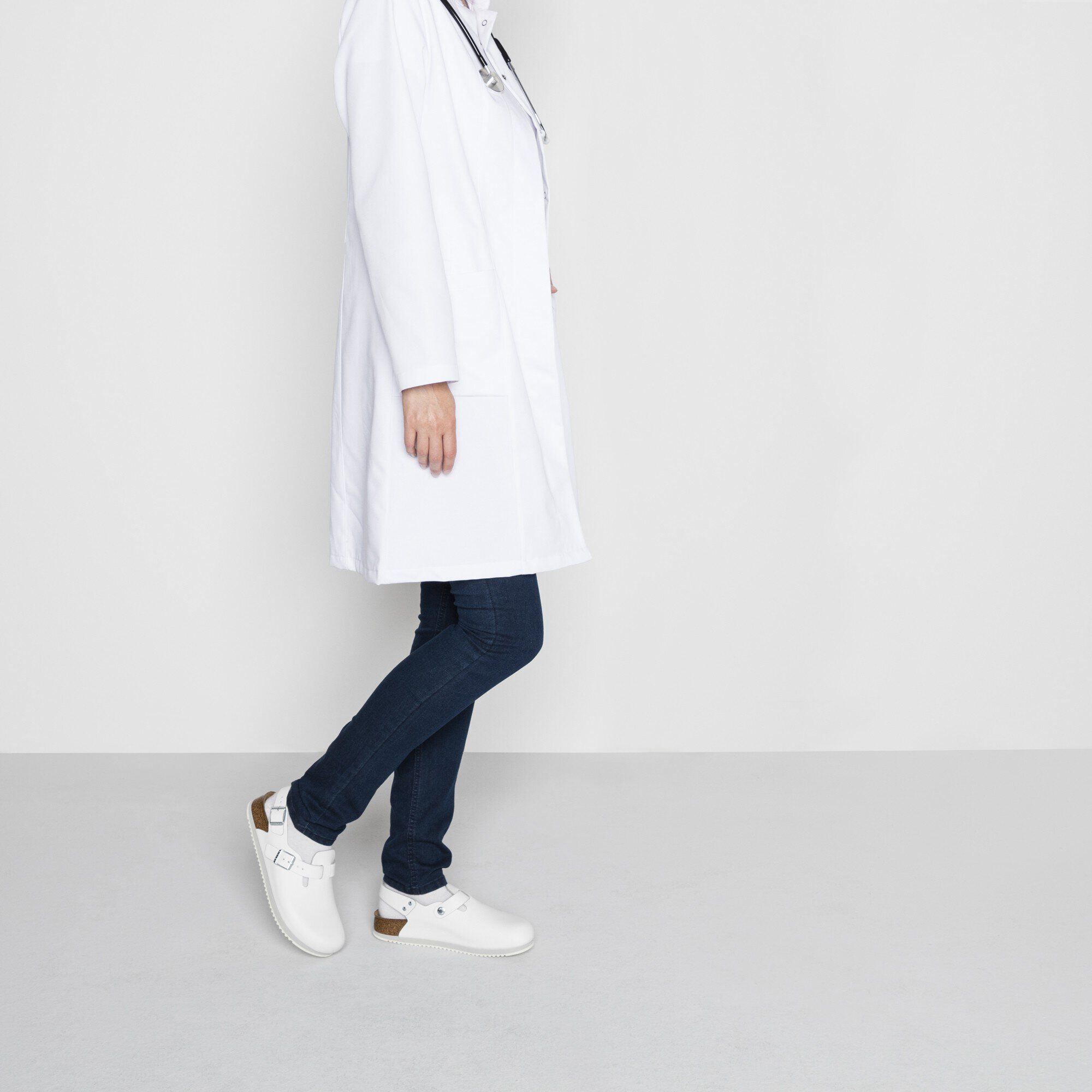 Tokio Super Grip Natural Leather White | BIRKENSTOCK