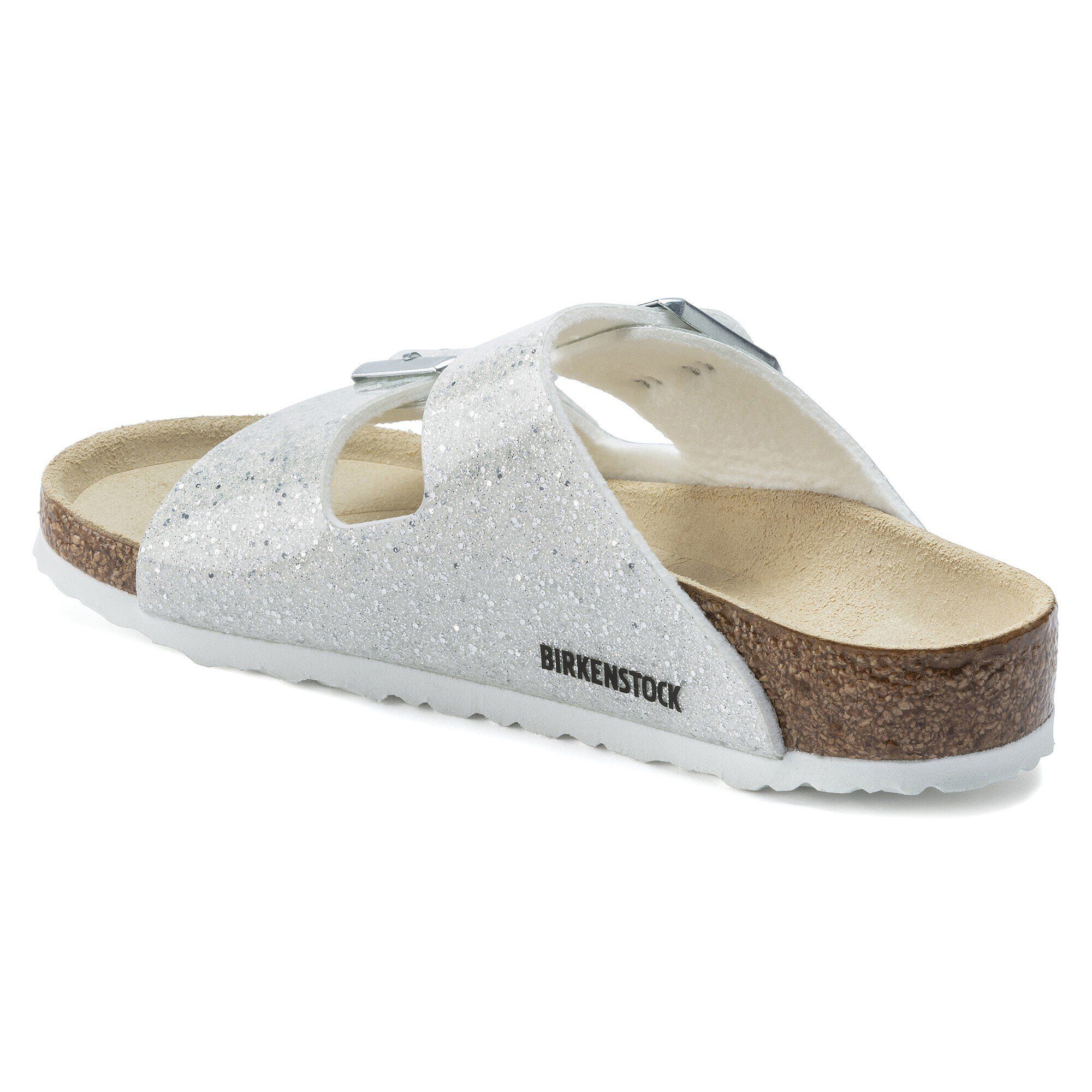 Birkenstock arizona sales cosmic sparkle white