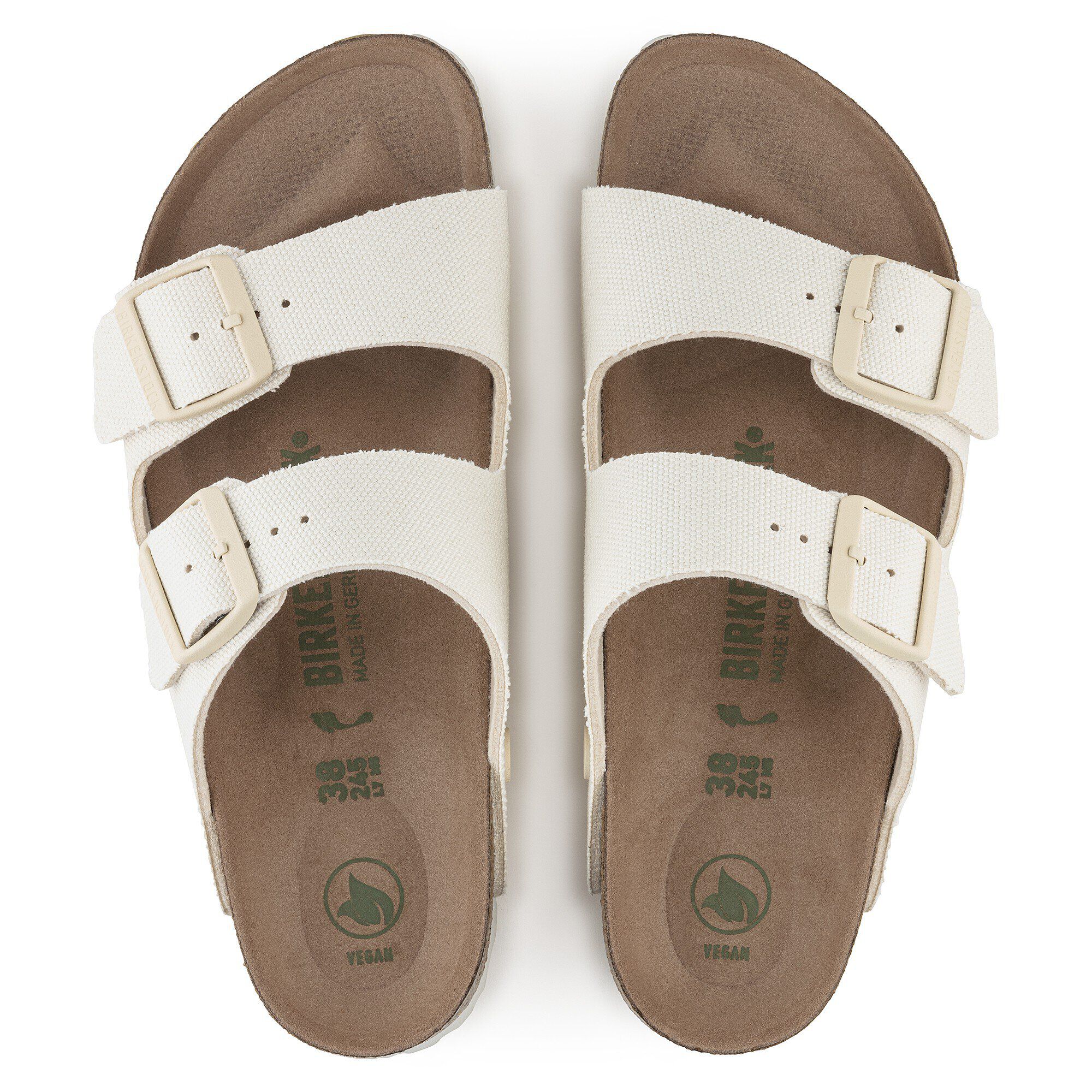 Arizona Vegan Textile Eggshell BIRKENSTOCK
