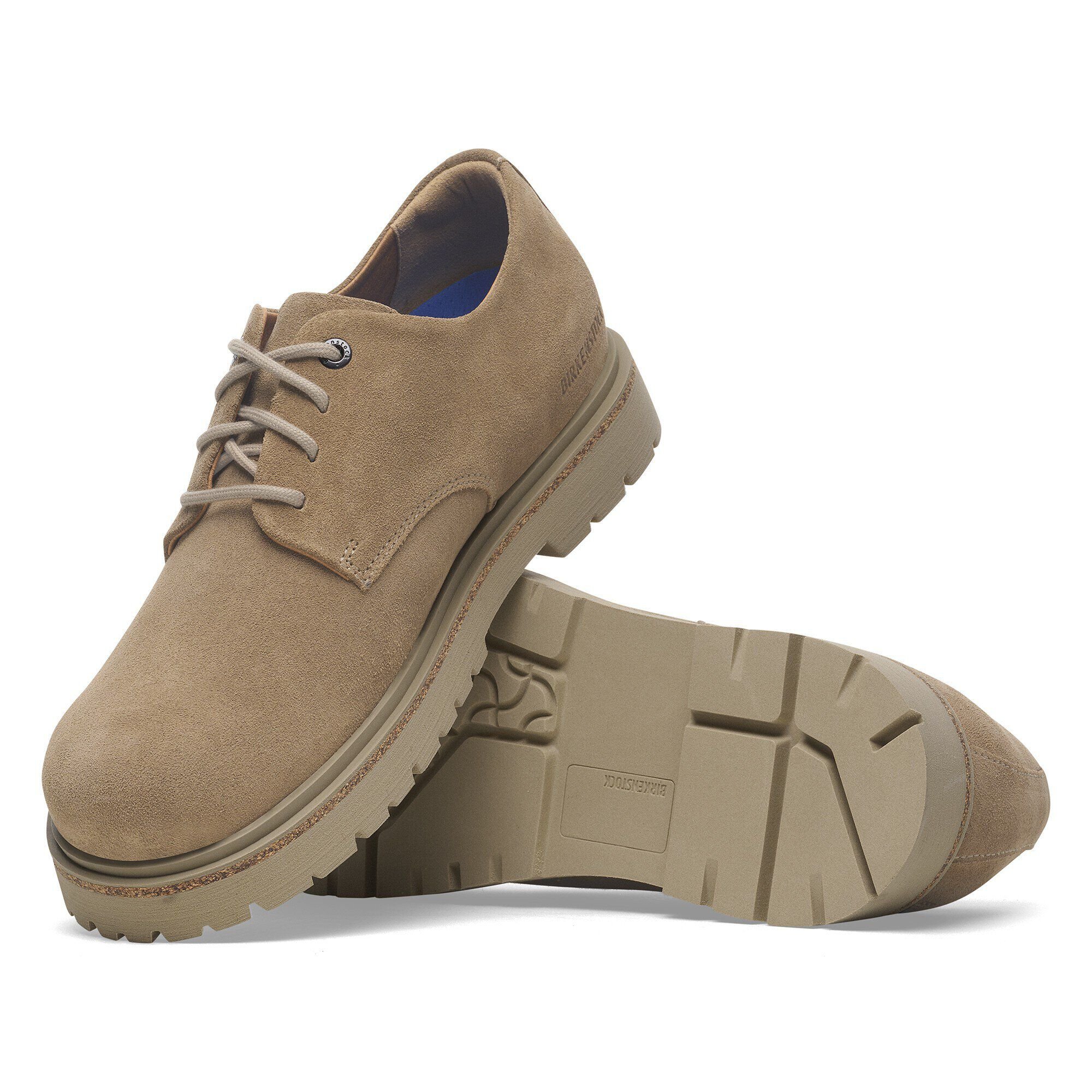 Highwood Lace Low Suede Leather Taupe | BIRKENSTOCK