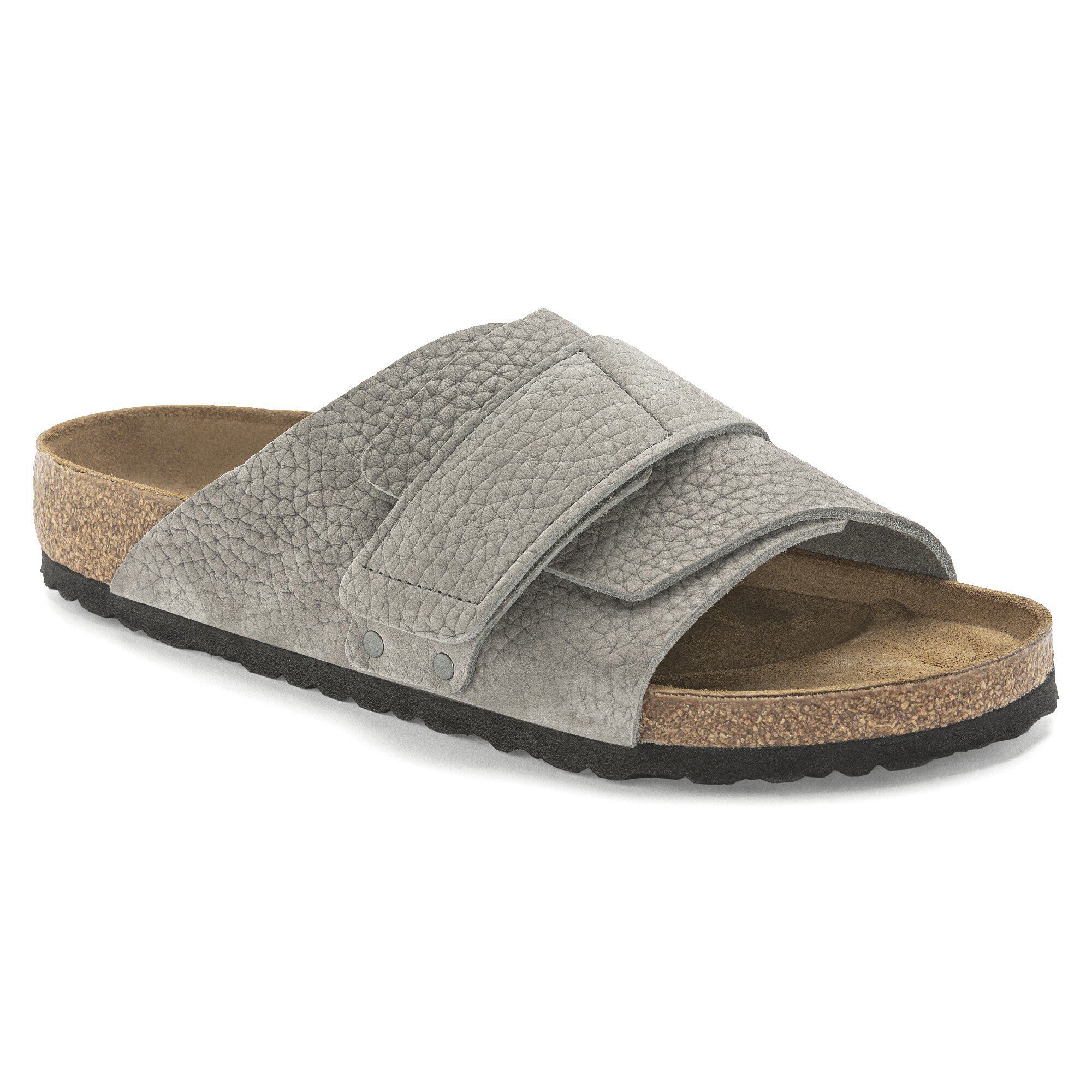 Kyoto Nubuk Leather Desert Buck Whale Gray | BIRKENSTOCK