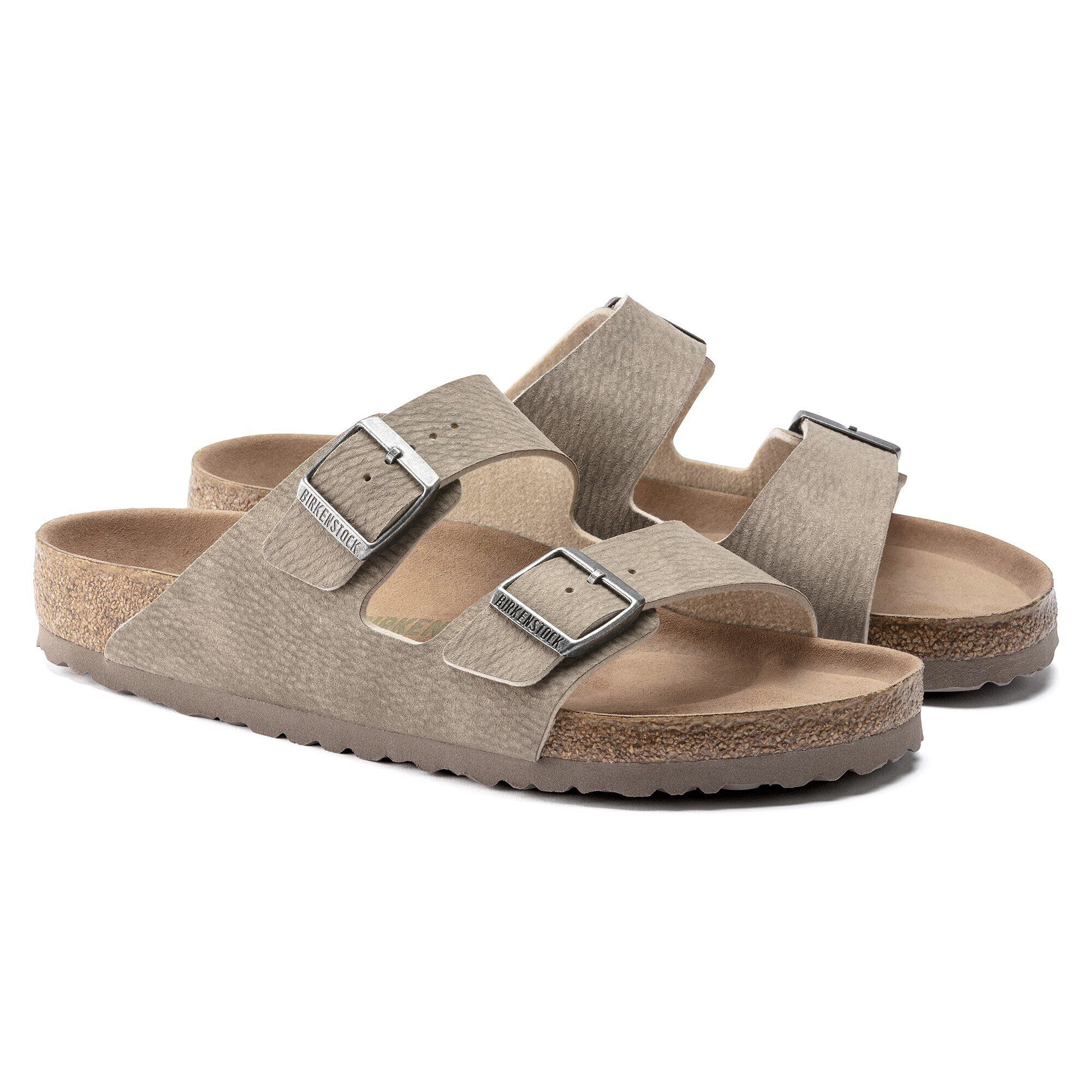 Arizona Vegan Synthetik Desert Dust Gray Taupe BIRKENSTOCK