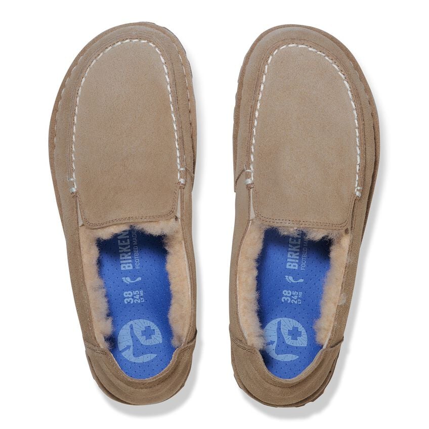 Utti Shearling Suede Leather