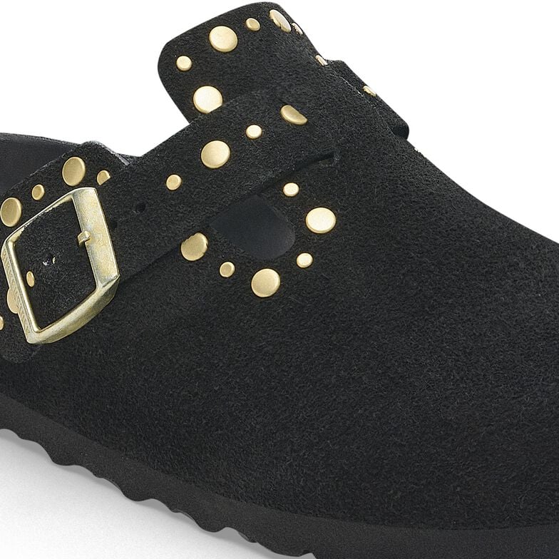 Boston Rivets Suede Leather