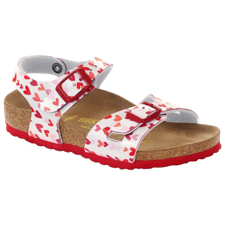 Rio Birko-Flor Cute Hearts White Rio Birko-Flor Cute Hearts White