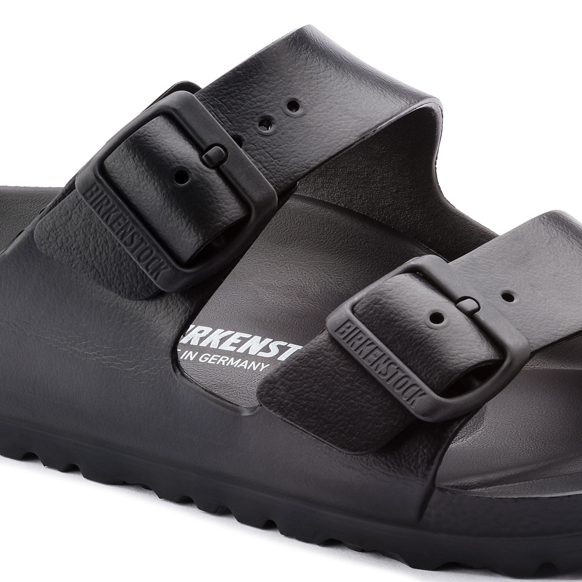 birkenstock arizona two strap sandals black eva