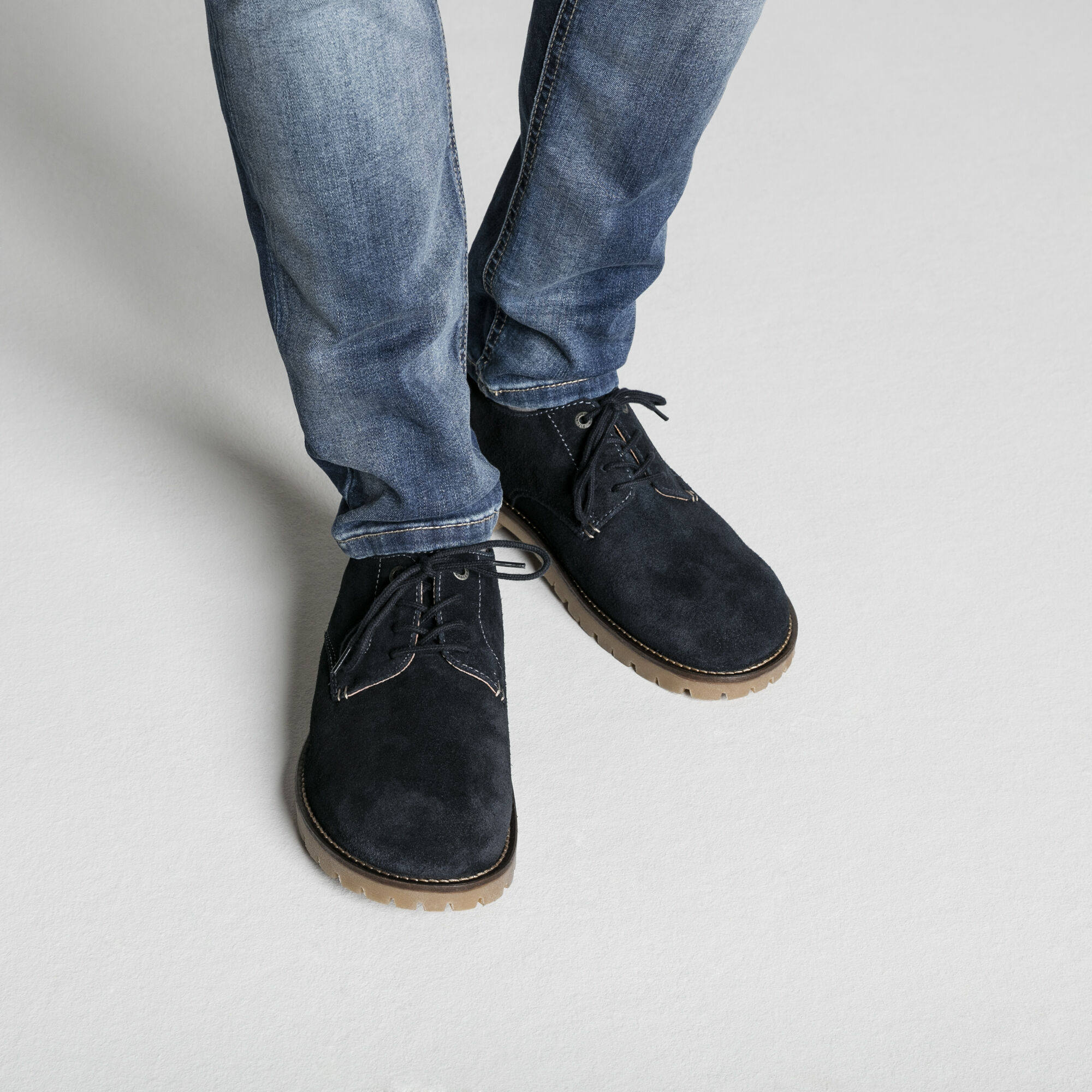Gilford Suede Leather Night Blue | shop 