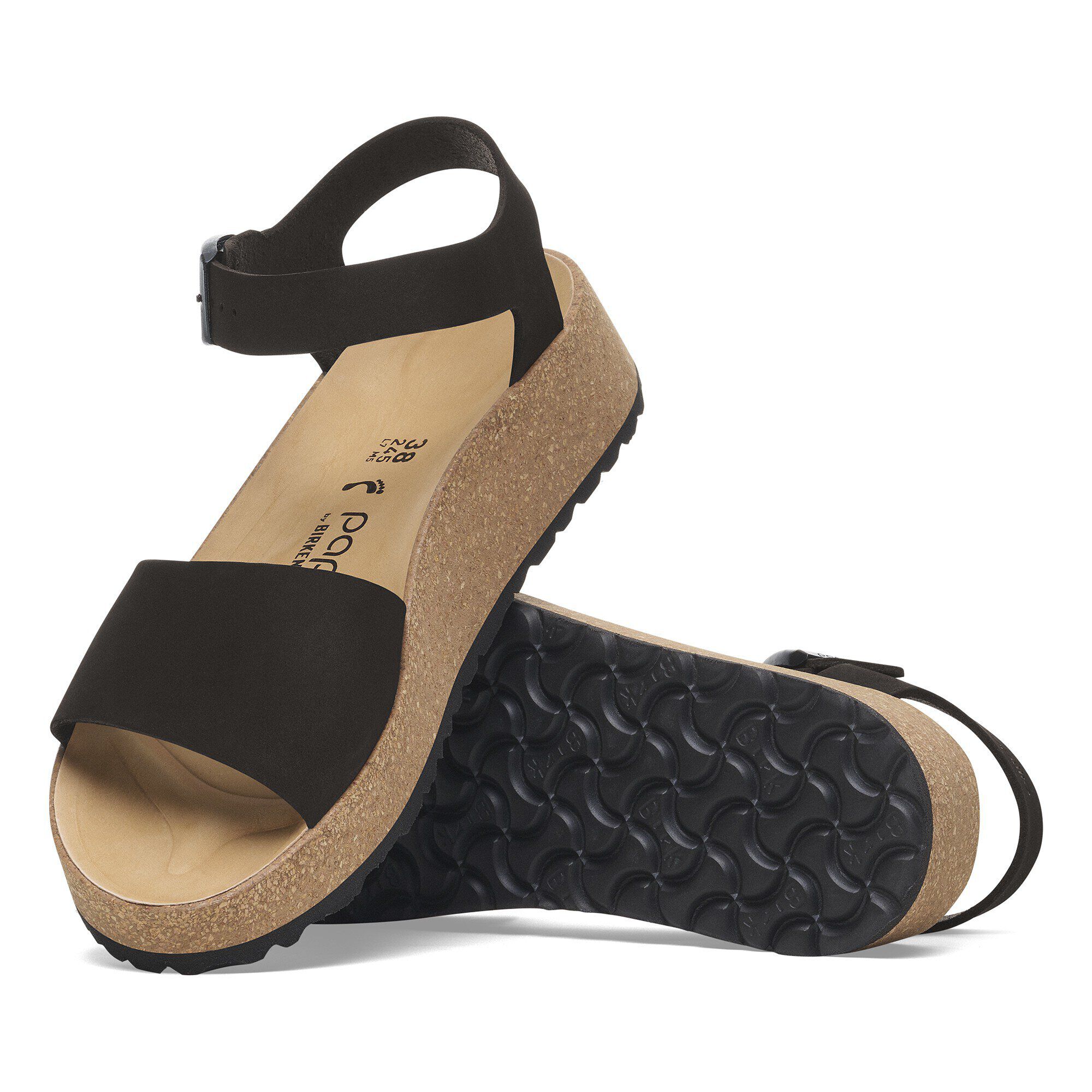 サンダル☆グレンダ Glenda / グレンダ ヌバックレザー ブラック | BIRKENSTOCK
